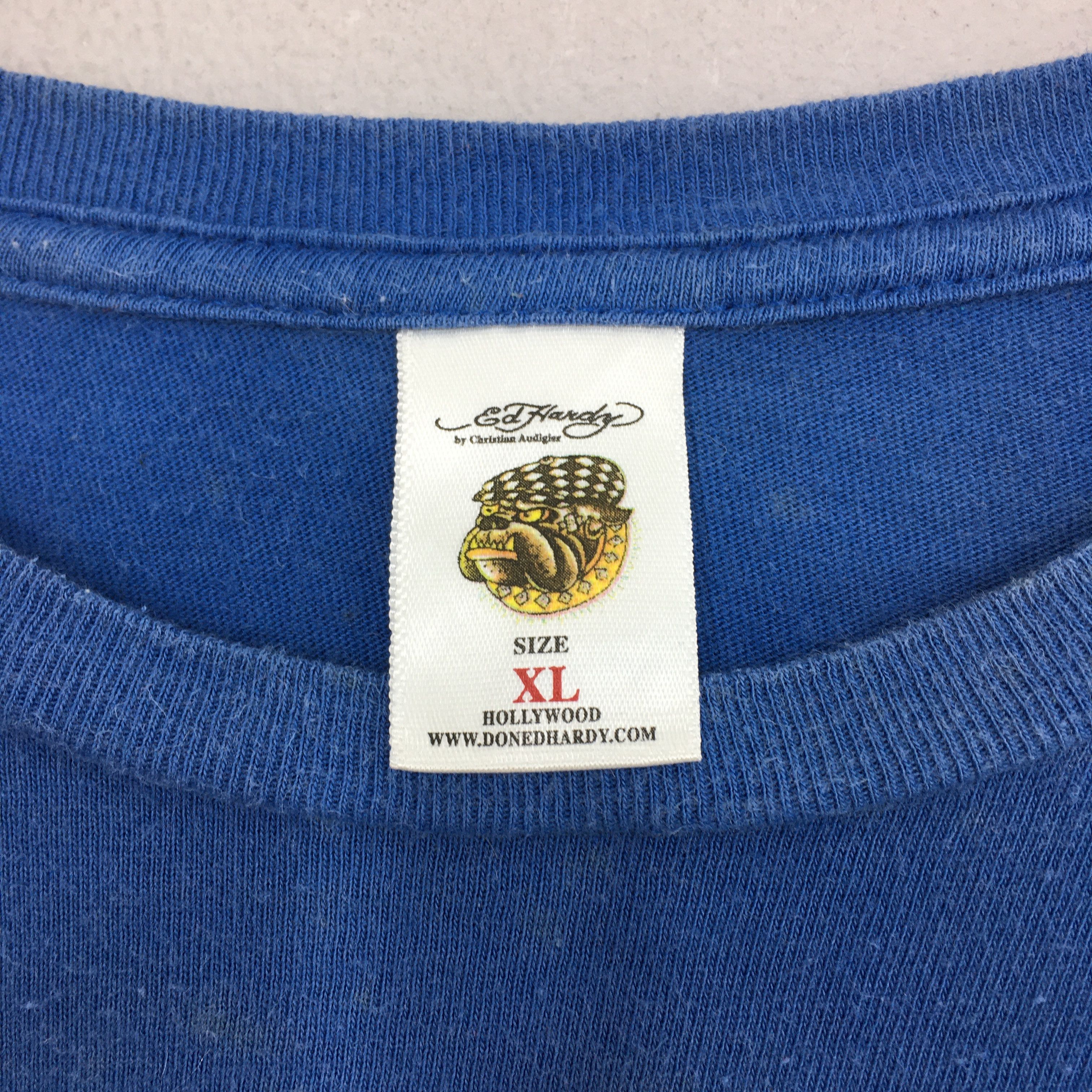 Christian Audigier × Ed Hardy Don Ed Hardy By Christian Audiegier Tiger Tatoo T shirt XL Size US XL / EU 56 / 4 - 4 Thumbnail