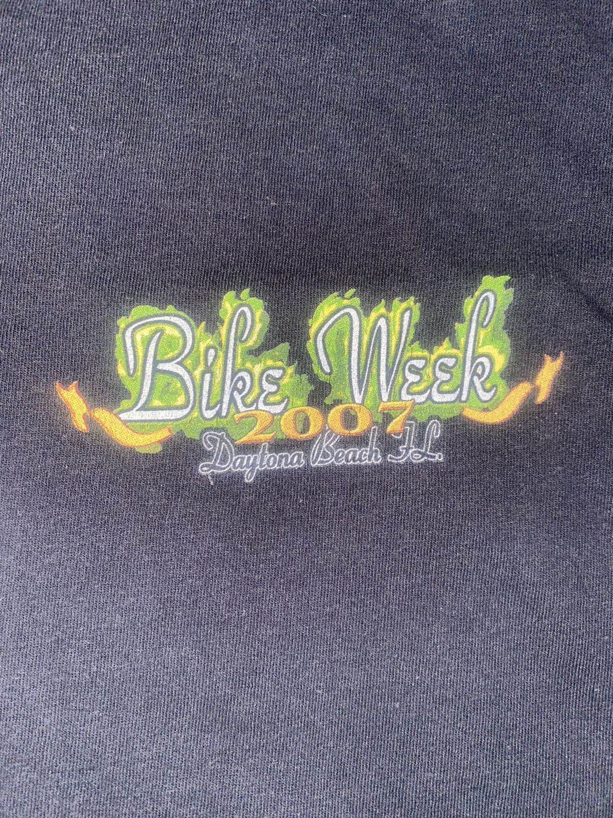 Harley Davidson × Vintage VINTAGE 2007 bike week t-shirt Size US XL / EU 56 / 4 - 4 Thumbnail