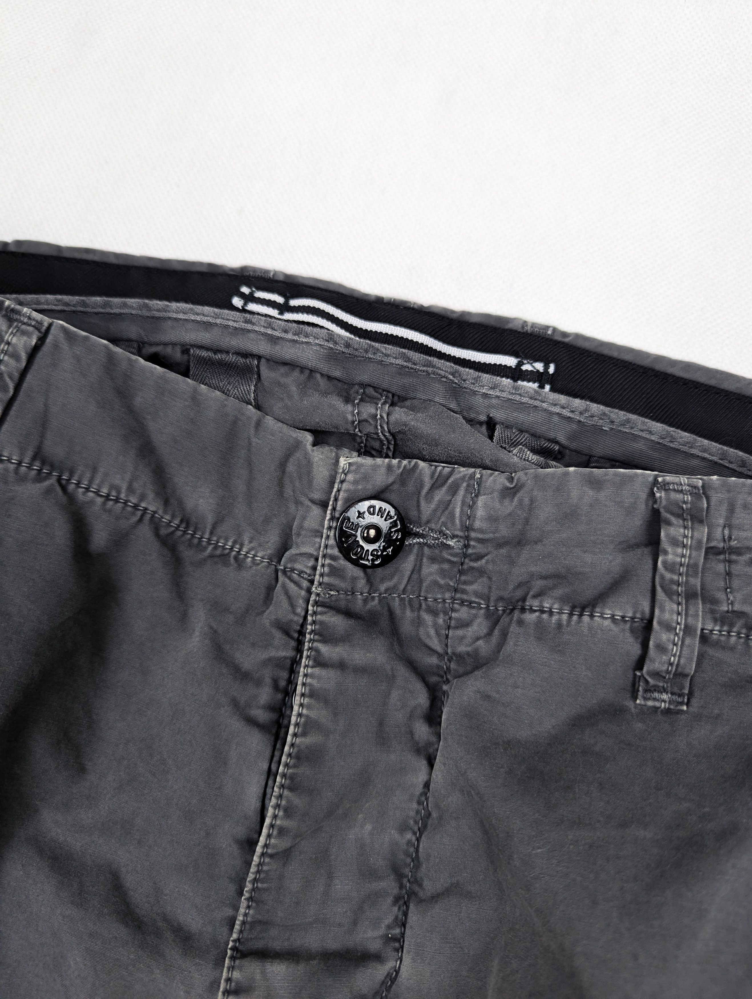 Stone Island Stone Island grey cargo pants trousers 33 Size US 33 - 4 Thumbnail