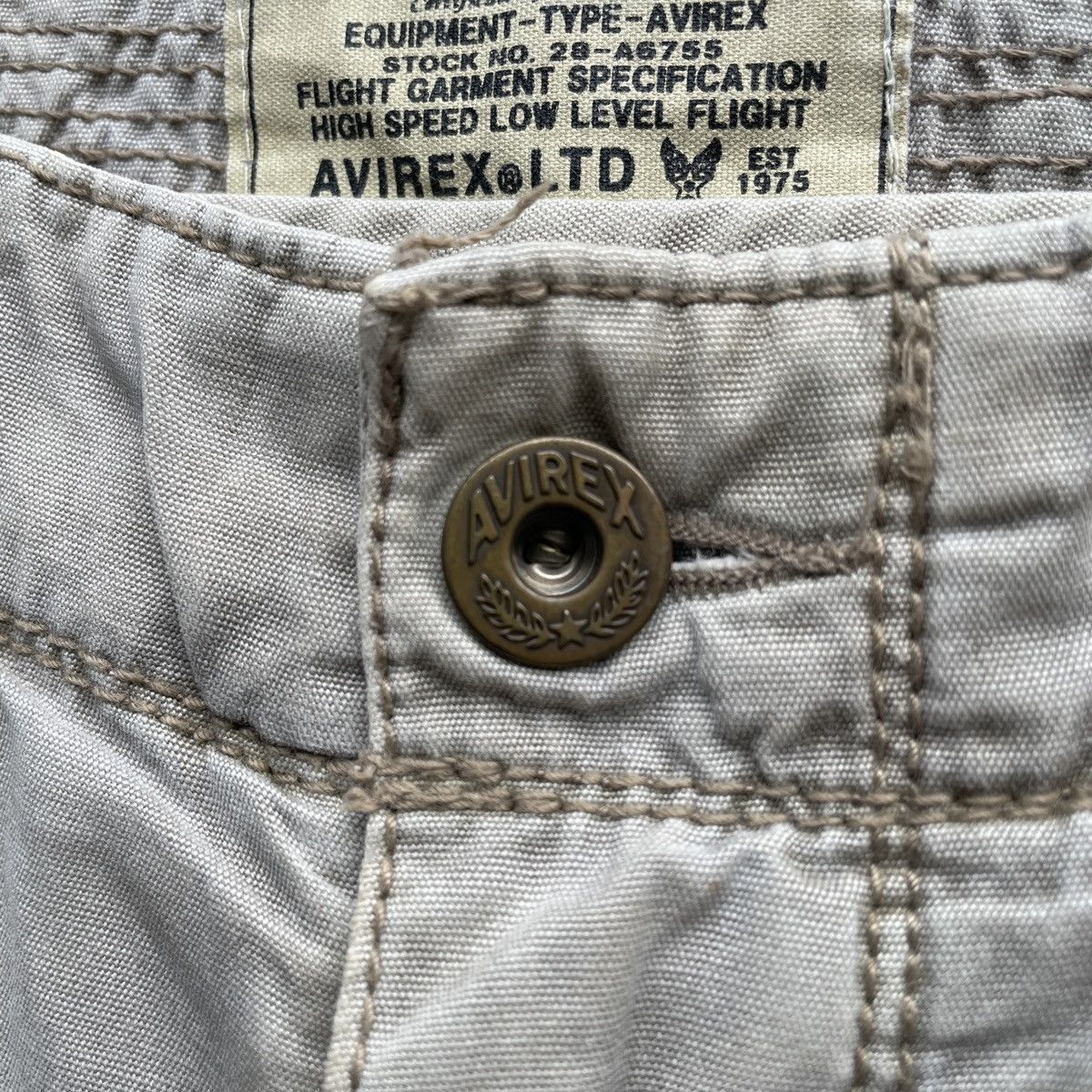 Avirex Vintage AVIREX 9 Pocket Faded Double Knee Cargo Pants W32 Size US 32 / EU 48 - 8 Thumbnail