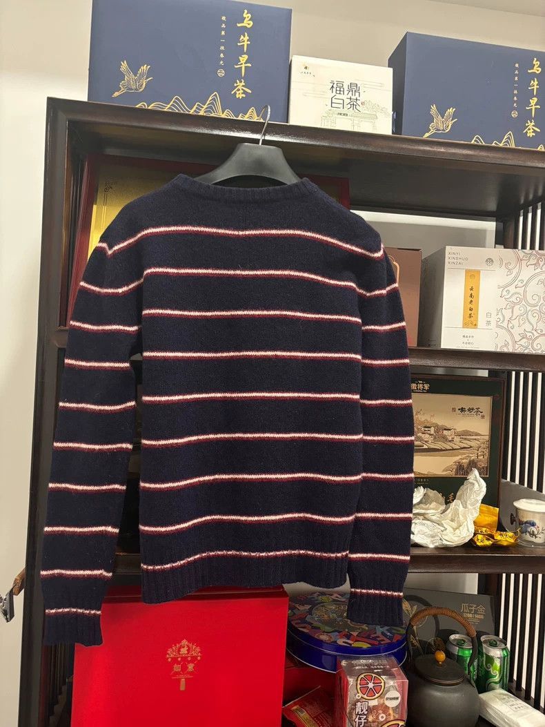 SLP Cashmere Wool Striped Sweater-2507