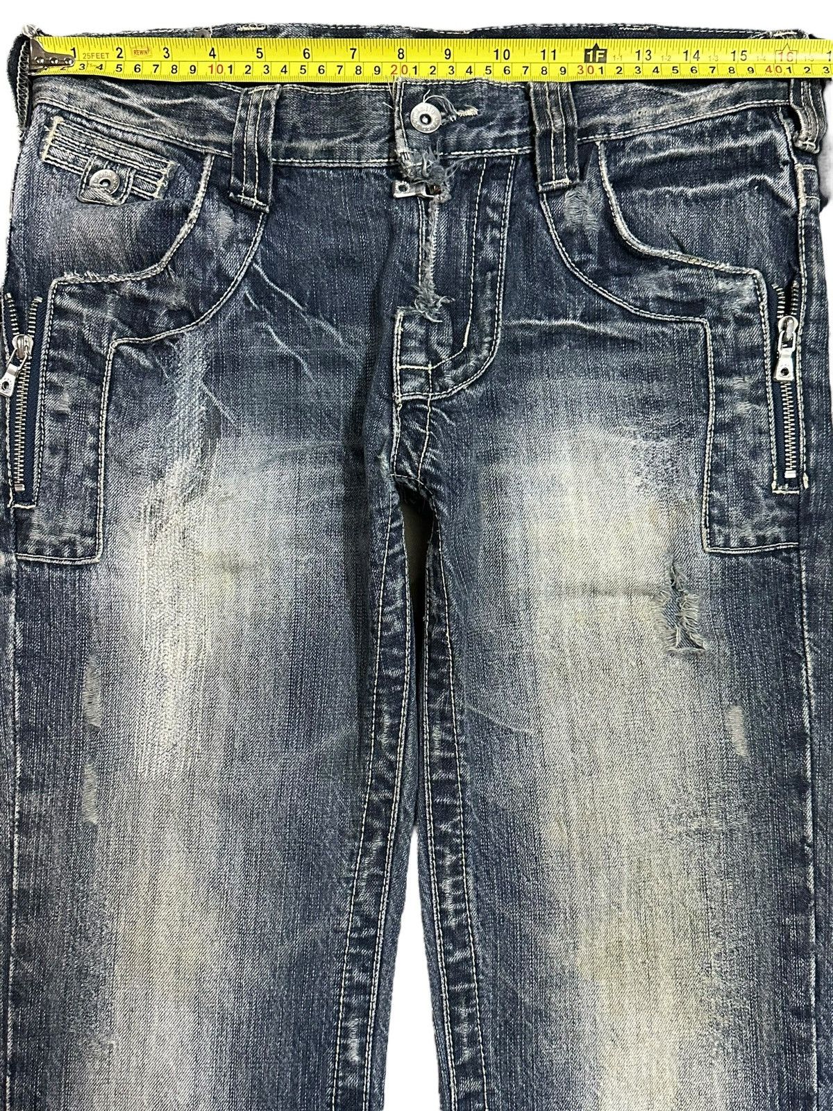 semanticdesign Vintage Japan Semantic Design Avant Garde Style Jeans Size US 32 / EU 48 - 12 Thumbnail