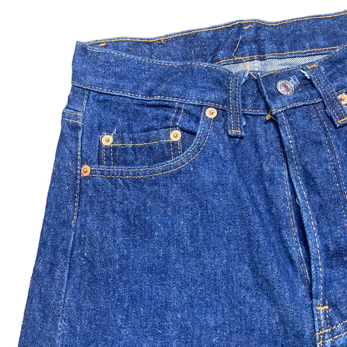 Levi's Vintage 80s Levis 501xx Dark Blue Jeans Size US 26 / EU 42 - 4 Thumbnail