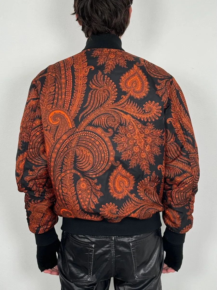 Givenchy Givenchy Reversible Presley Black & Orange Nylon Bomber Jacket by Riccardo Tisci Size US M / EU 48-50 / 2 - 4 Thumbnail