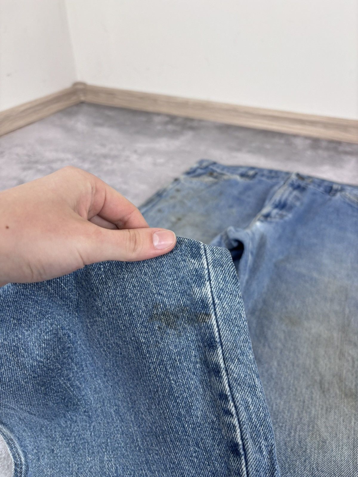 Dickies Vintage Dickies Faded Blue Carpenter Denim Jeans 1993SNB Size US 36 / EU 52 - 14 Thumbnail