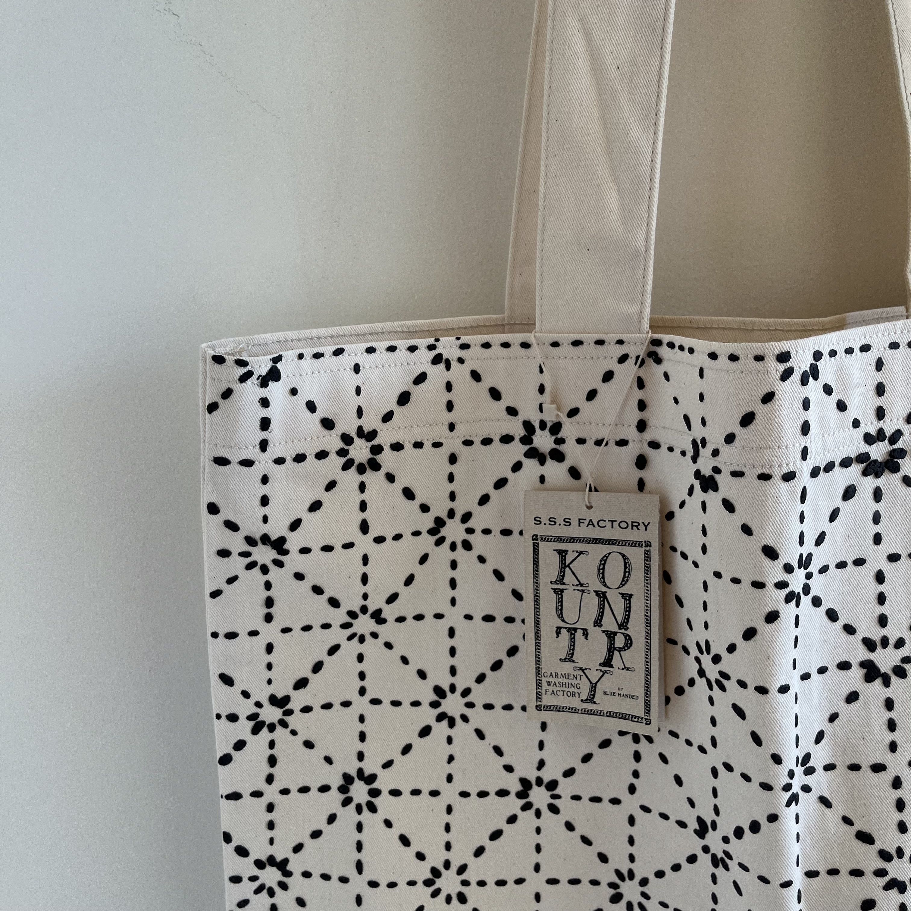 Kapital × Kapital Kountry Kapital Kountry Sashiko Print Tote Size ONE SIZE - 5 Thumbnail
