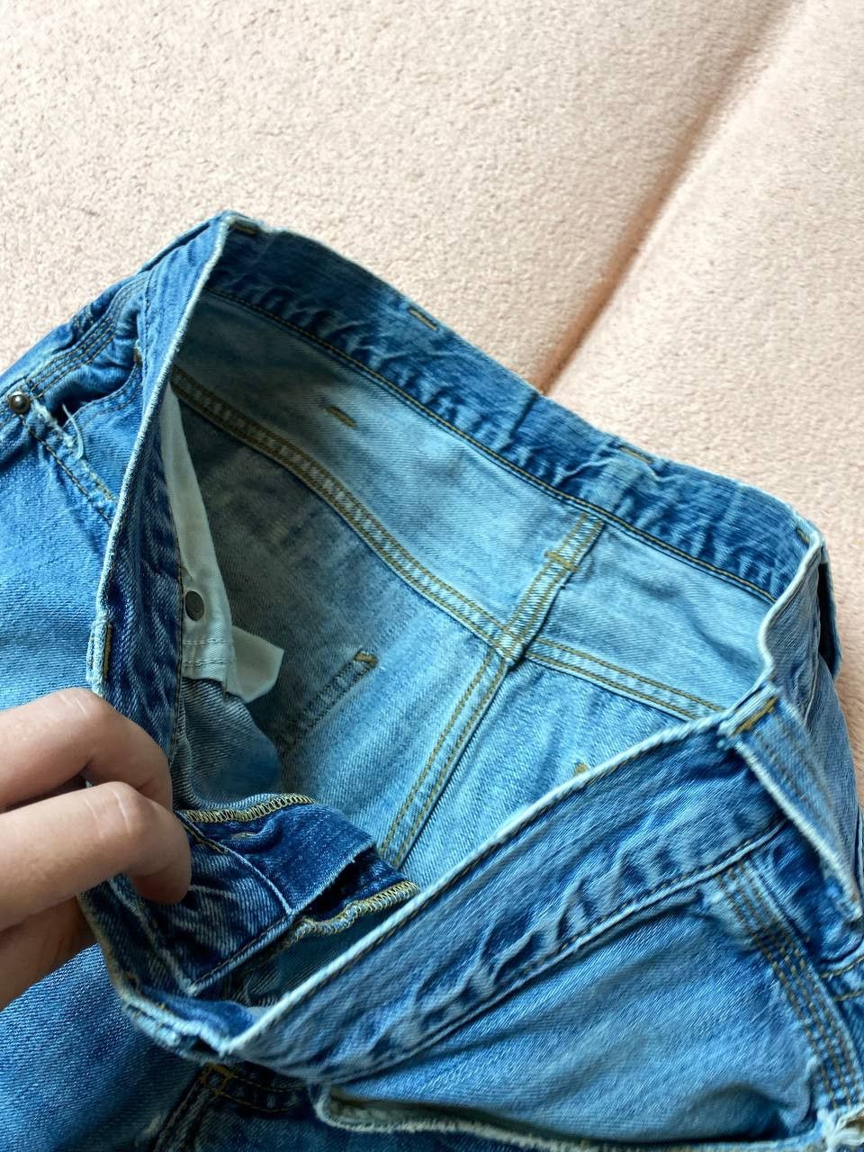 Carhartt × Vintage Vintage Carhartt Y2K distressed Flare denim pants Size US 32 / EU 48 - 2 Thumbnail