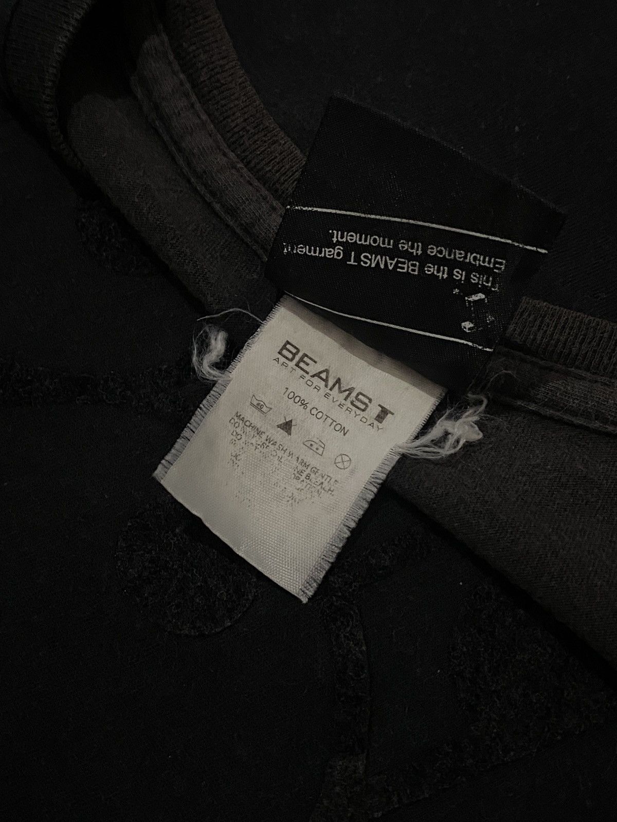 Beams Plus × Designer × Japanese Brand BEAMS JAPAN BLACK BEAR FLEECE LOGO TSHIRT Size US M / EU 48-50 / 2 - 9 Thumbnail