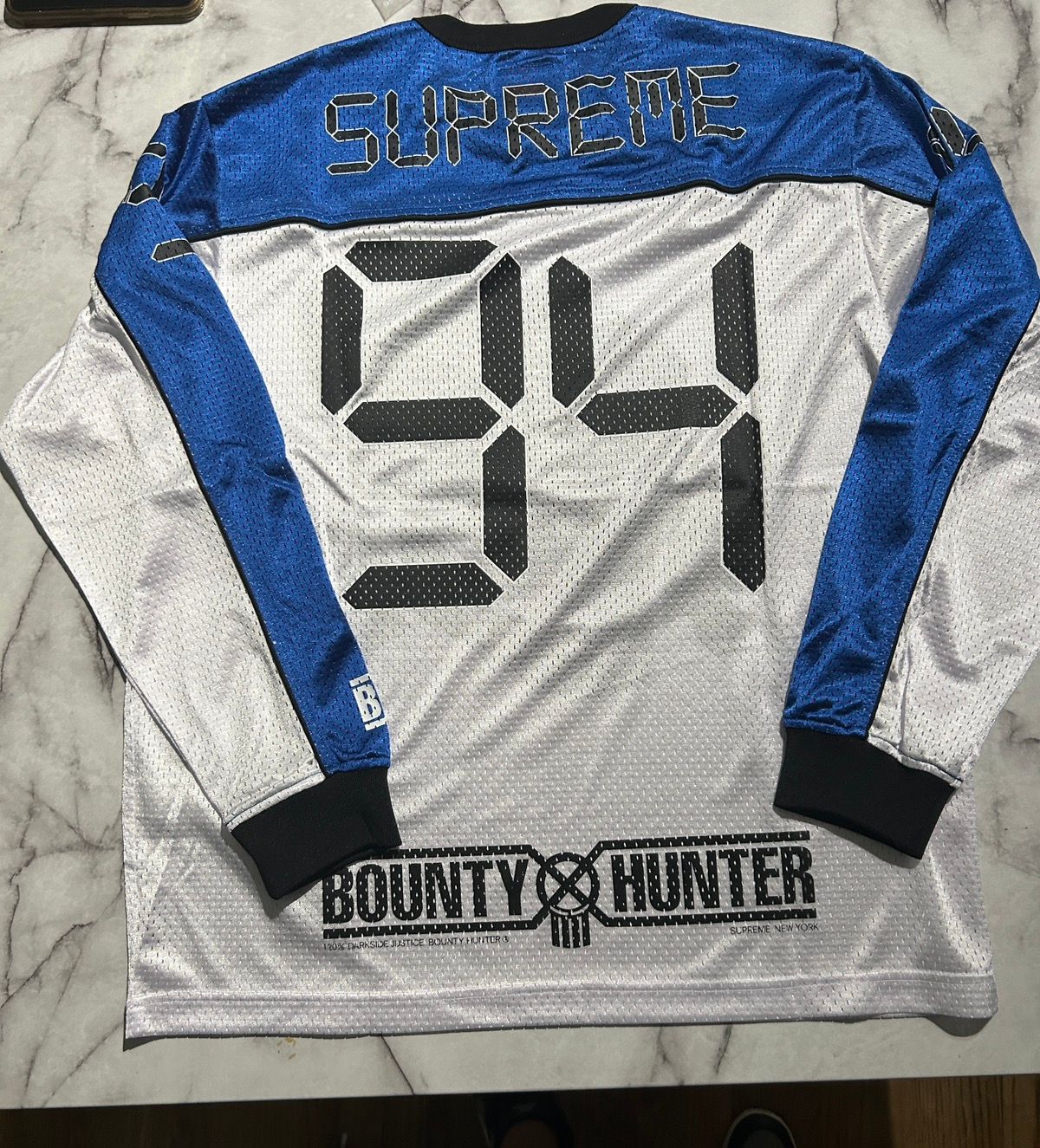 Supreme Supreme bounty hunter mesh moto jersey top | Grailed
