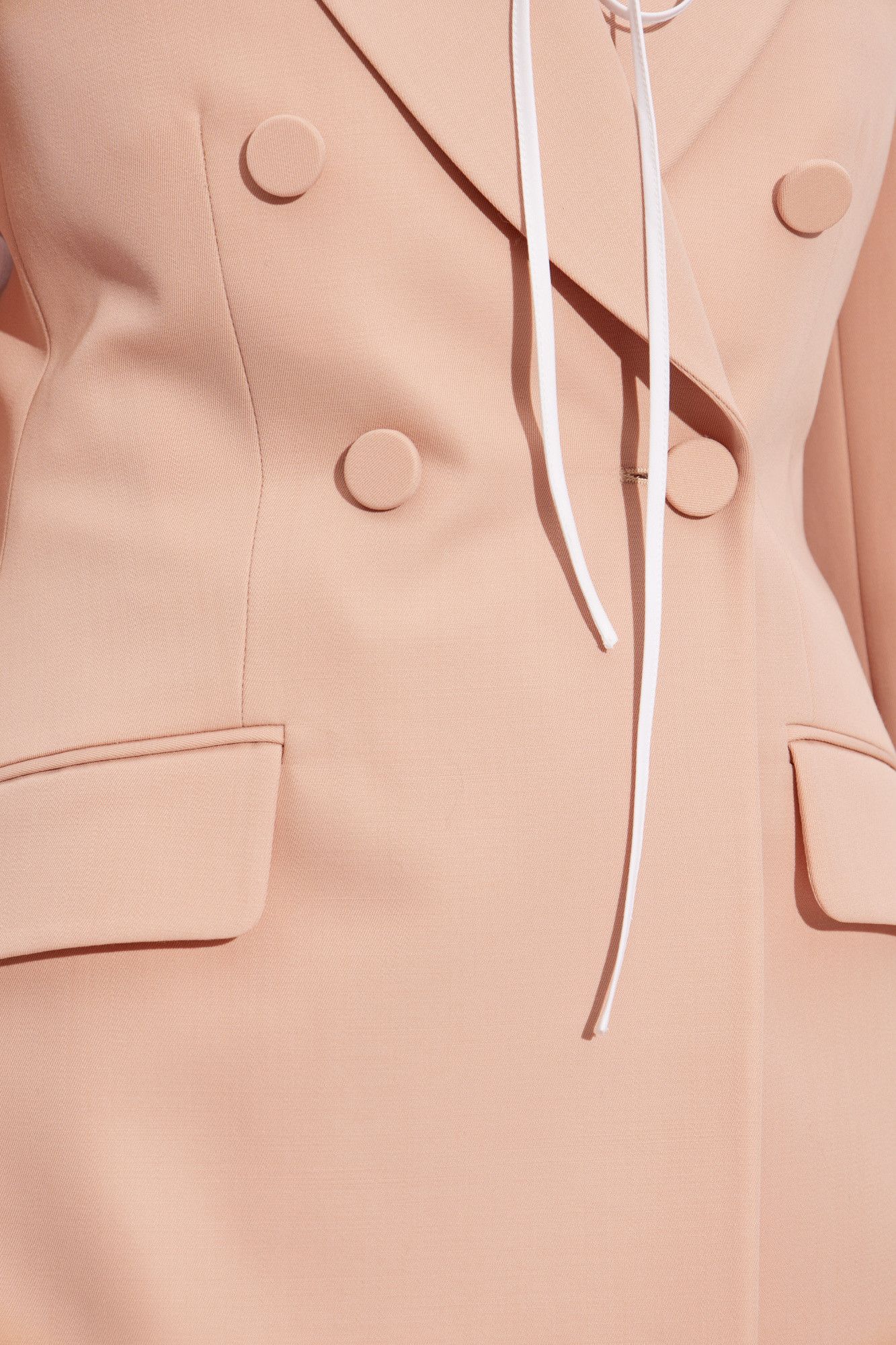 Gucci o1la5ras0526 Double-Breasted Wool Mohair Jacket in Pink Size L / US 10 / IT 46 - 5 Thumbnail
