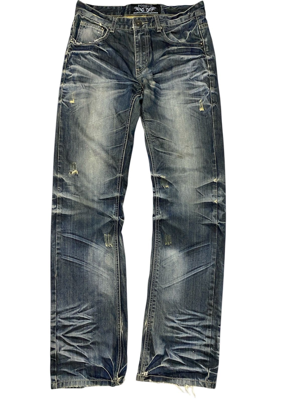 If Six Was Nine Vtg Pomelo Jeans Flared Size US 33 - 2 Thumbnail