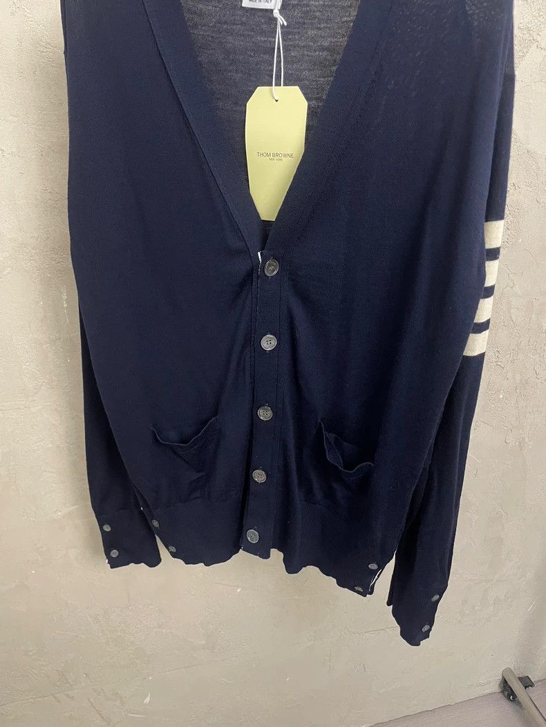 Thom Browne Thom Browne size3 A wool knit cardigan Size US L / EU 52-54 / 3 - 4 Thumbnail