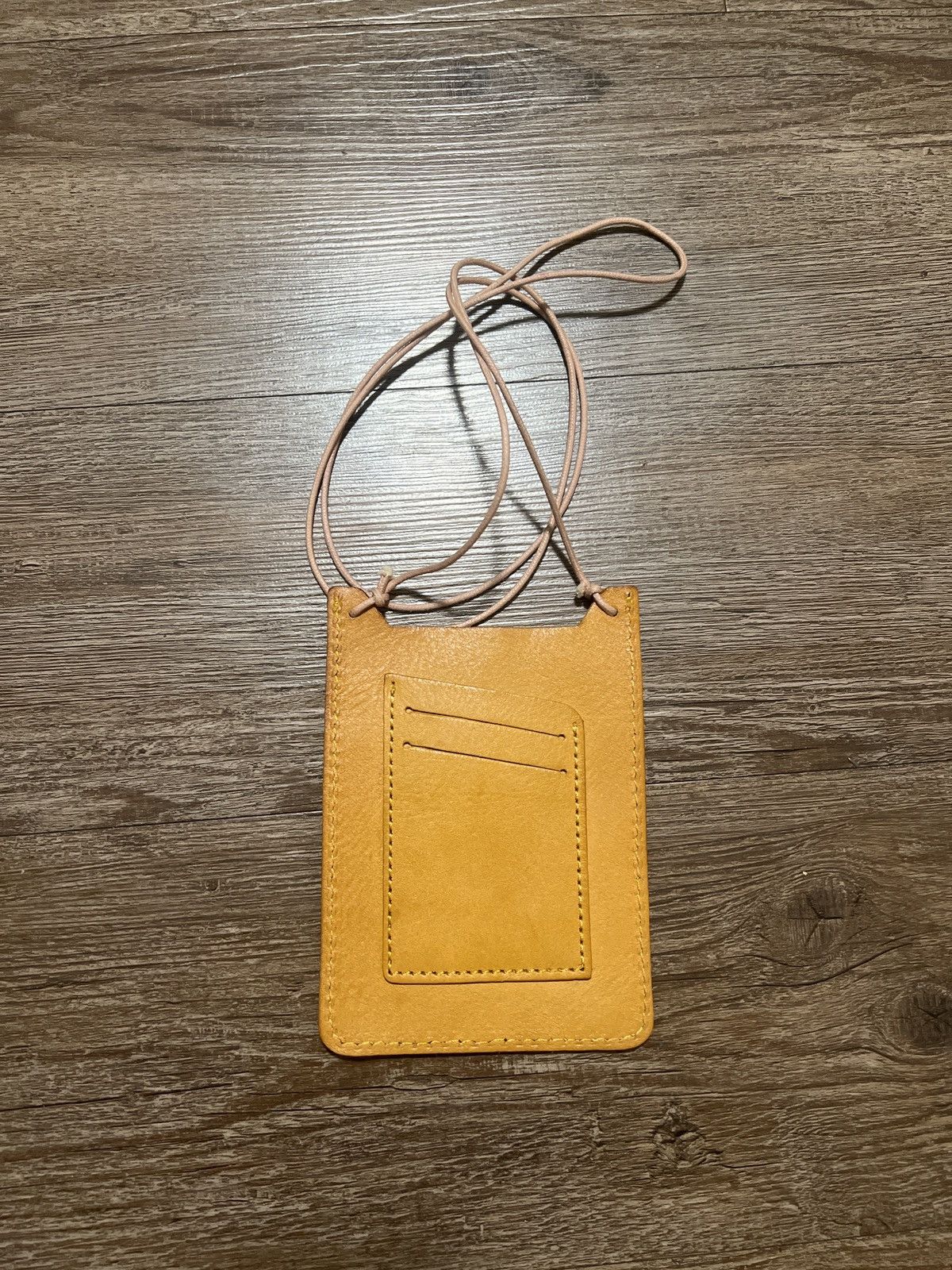 Japanese Brand × Vintage Handmade crossbody leather card bag wallet Size ONE SIZE - 1 Thumbnail