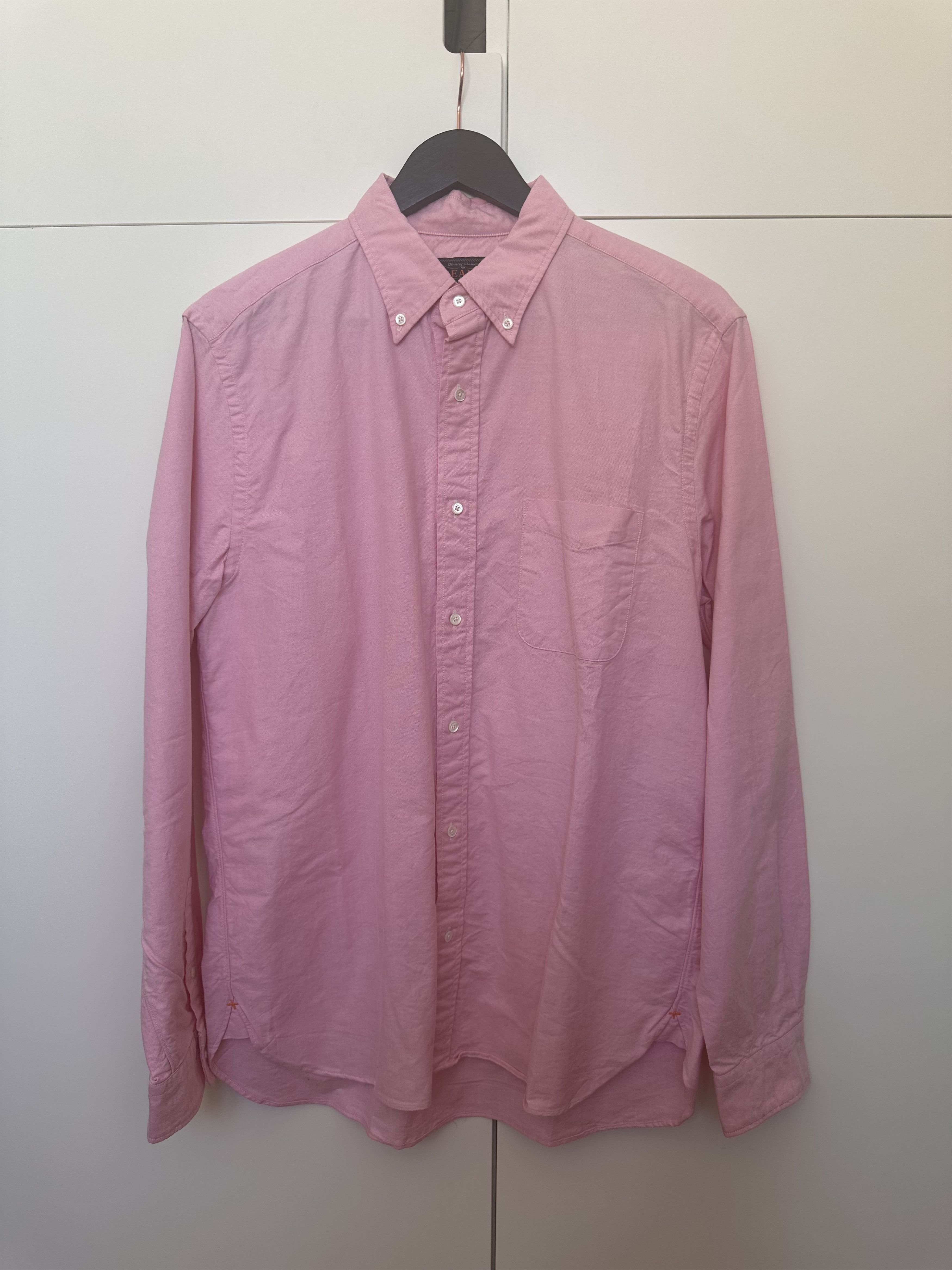 Beams Plus BEAMS Plus Oxford Shirt – Japan-Made – Pink (L) – BNWT Size US L / EU 52-54 / 3 - 1 Thumbnail