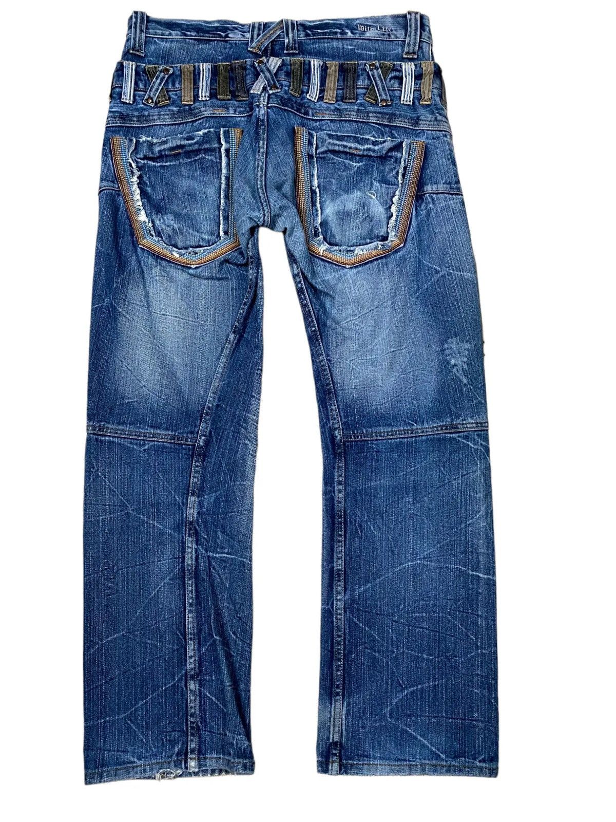 Japanese Brand × Vintage 🔥Vintage Denim Double Waist Wild Life🔥 Size US 34 / EU 50 - 2 Thumbnail