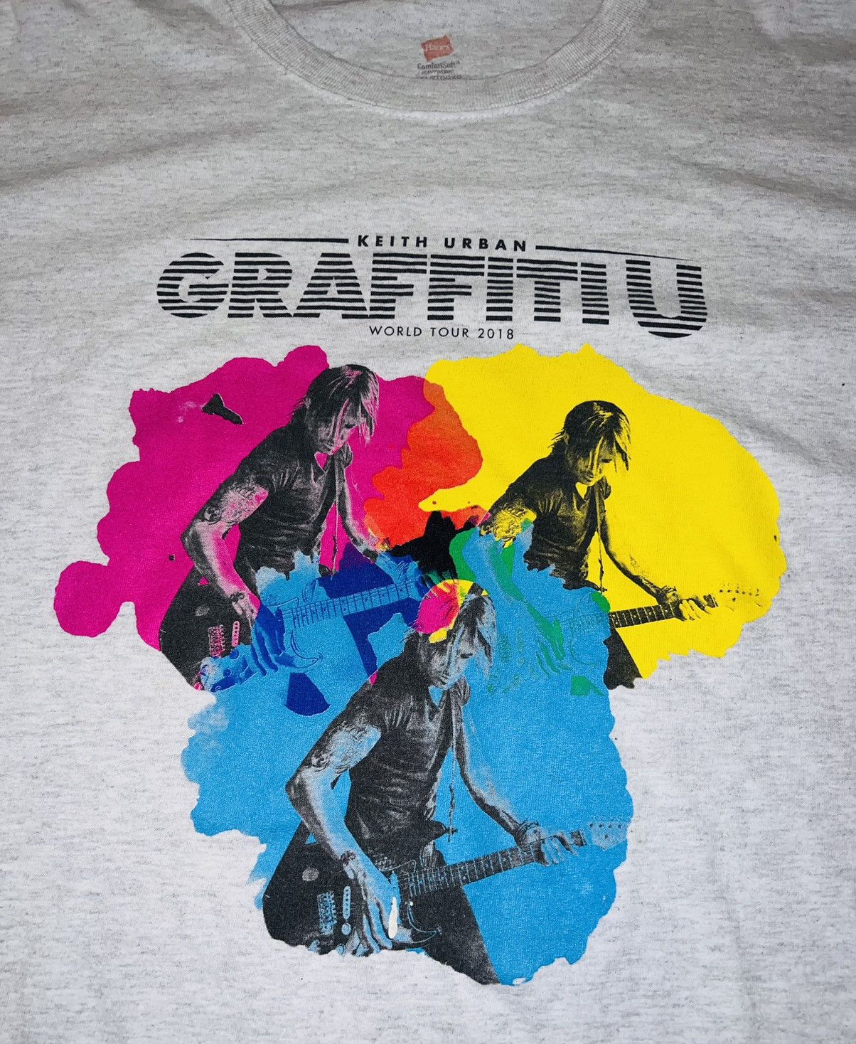 Band Tees × Vintage 2018 KEITH URBAN WORLD TOUR T-SHIRT Size US XXL / EU 58 / 5 - 4 Thumbnail
