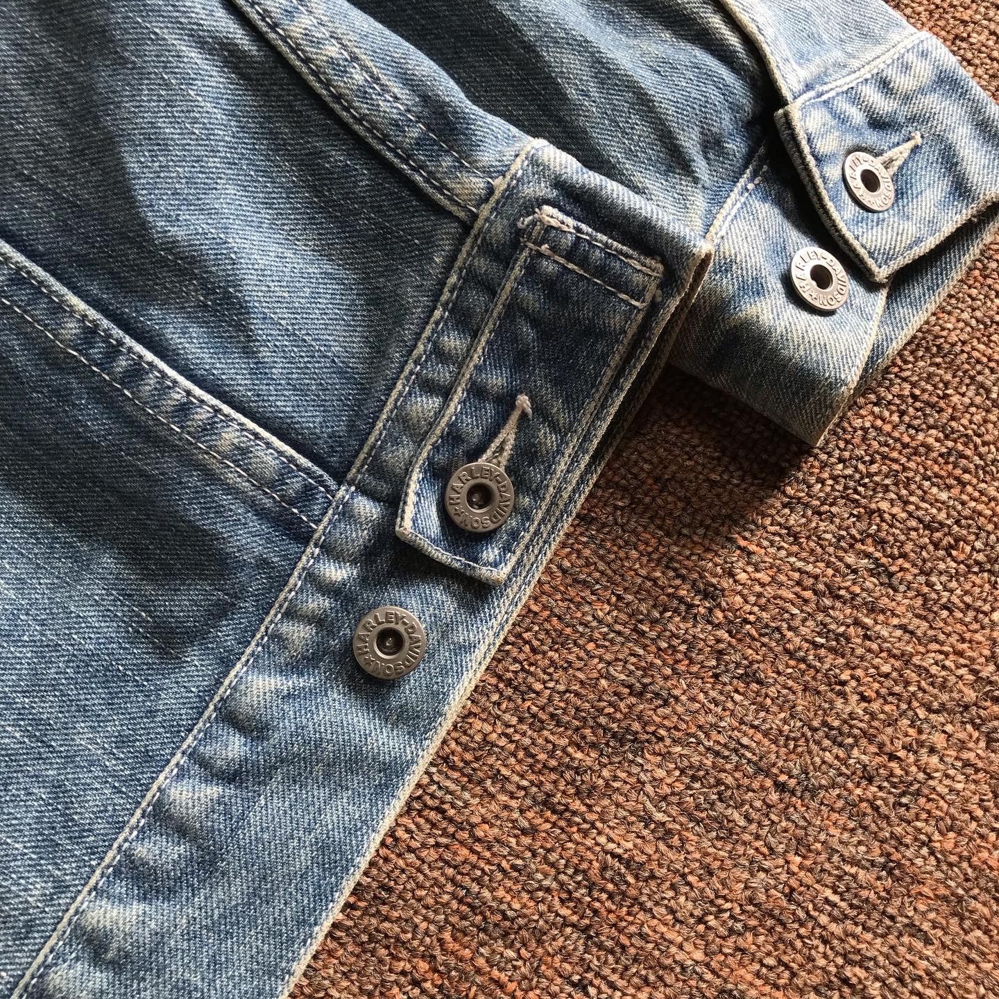 Harley Davidson × Vintage ❌SOLD OUT❌ Vintage Harley Davidson Denim CHROME SWEET CHROME Size US M / EU 48-50 / 2 - 5 Thumbnail