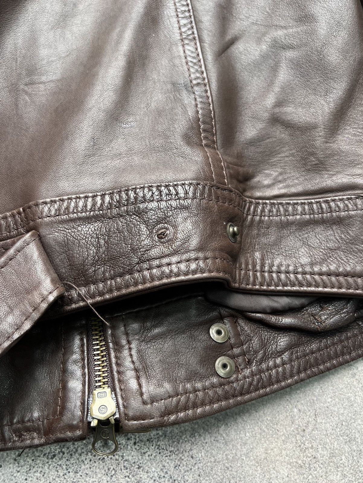 Vintage Vintage boho avant garde gorgeous leather belted jacket Size XS / US 0-2 / IT 36-38 - 8 Thumbnail