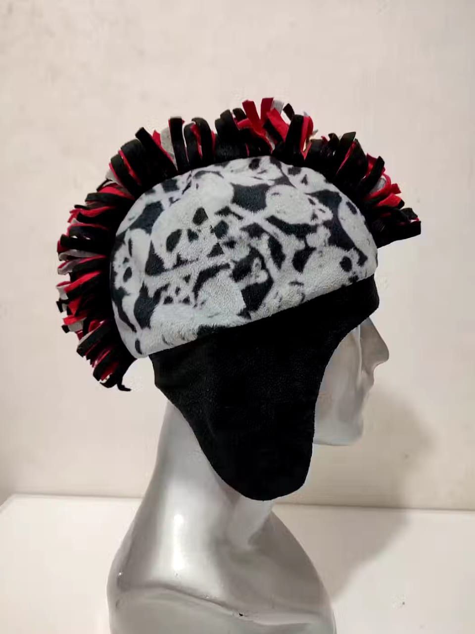 image of Avant Garde Unknown Mohawk Skull Punk Rock Bondage Hats in Mix, Men's