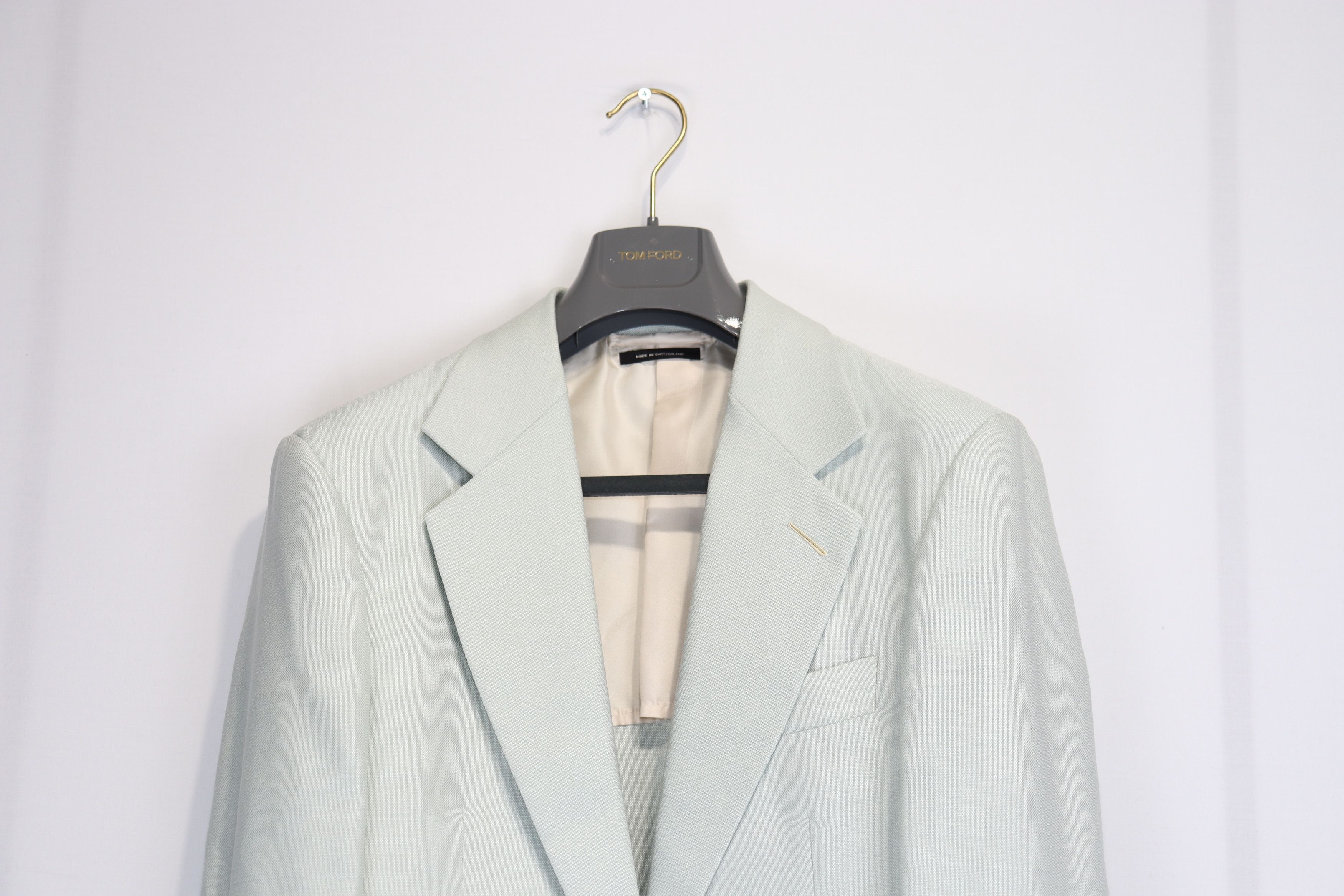 Tom Ford o1rshd1 New Spencer Blazer Jacket in Light Blue Size US S / EU 44-46 / 1 - 4 Thumbnail