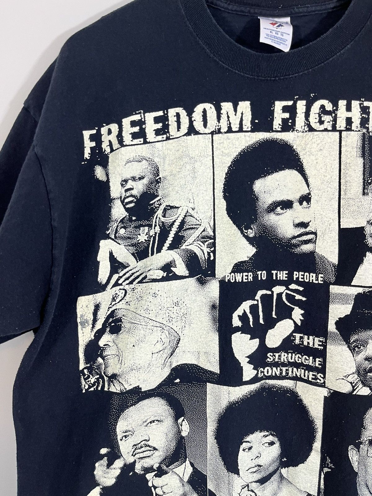 Vintage FREEDOM FIGHTERS Revolutionary History Tee Size US XL / EU 56 / 4 - 4 Thumbnail