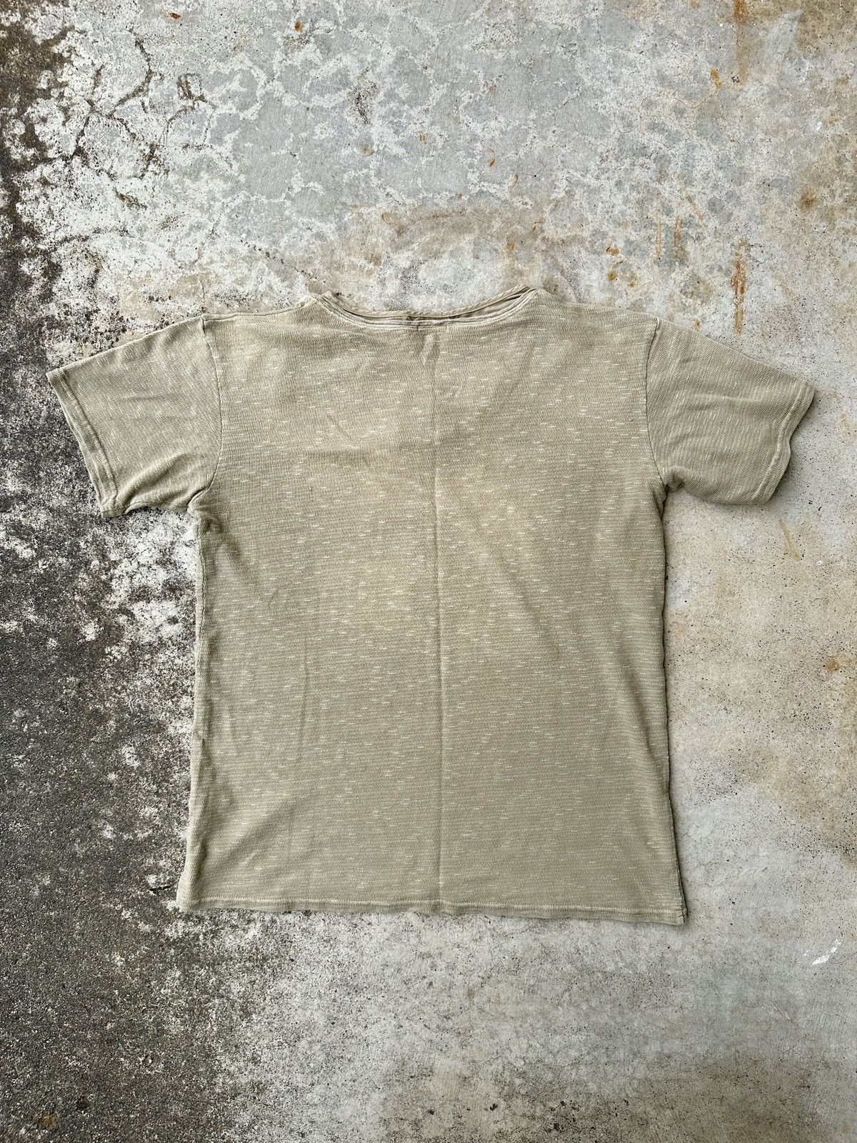 Kapital Kapital XBW layered Ivory loopwheel lettered Henley tee Size US L / EU 52-54 / 3 - 3 Thumbnail