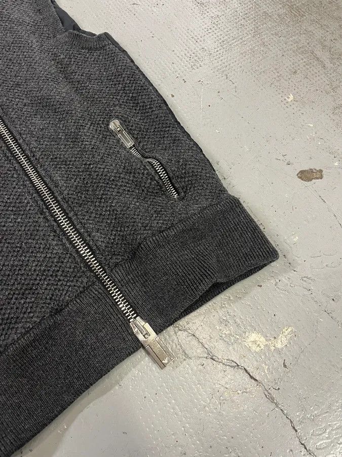 Emporio Armani 2000s Emporio Armani Grey Wool & Puffer Vest Size US XS / EU 42 / 0 - 5 Thumbnail