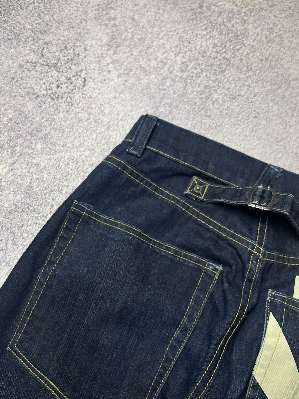 Japanese Brand 00s VINTAGE Avant Garde Japanese Style Baggy Pants Y2K Size US 32 / EU 48 - 8 Thumbnail