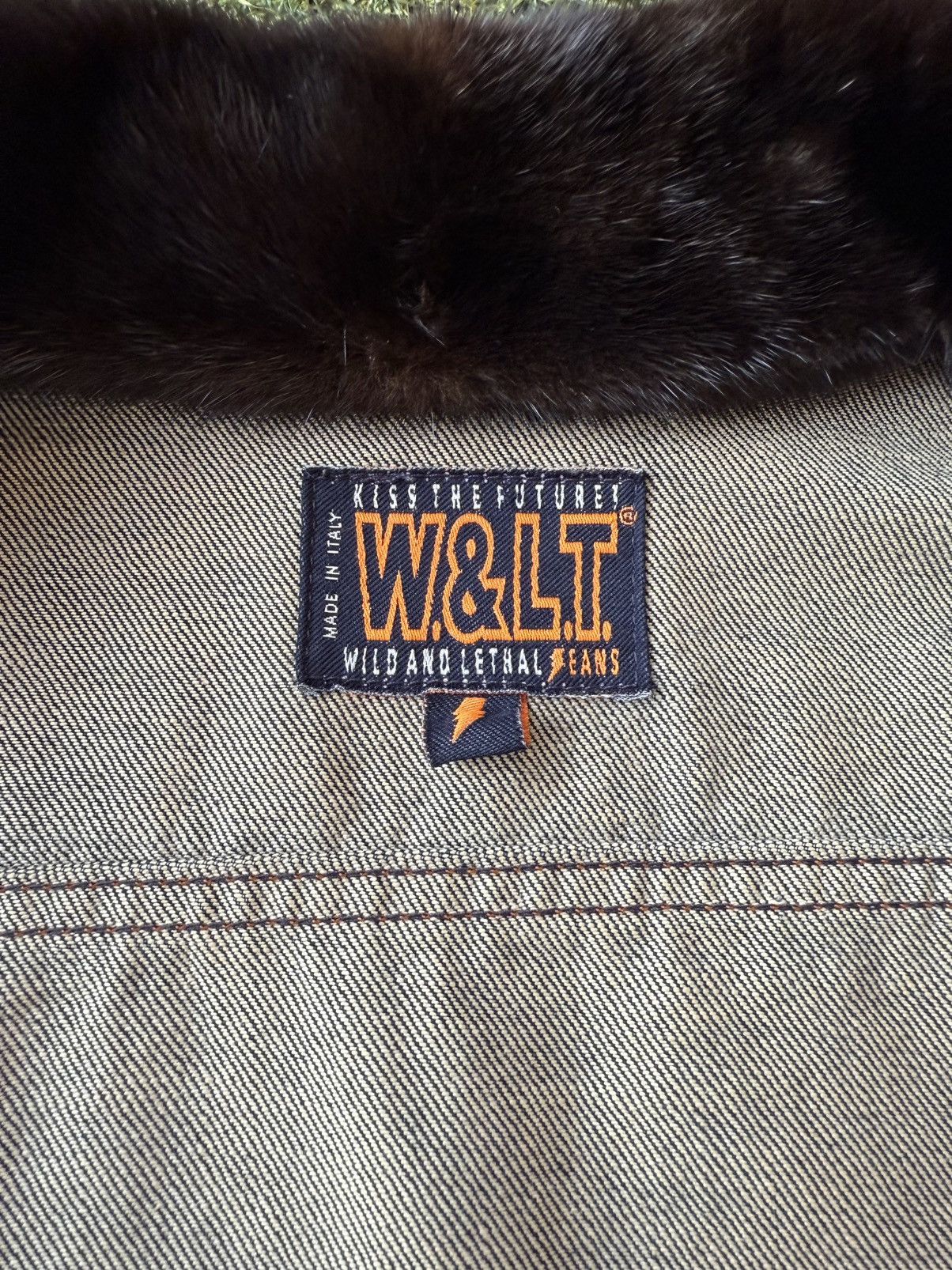 W&LT Walter Van Beirendonck W&LT “Kiss The Future” Denim Jacket Size US M / EU 48-50 / 2 - 8 Thumbnail