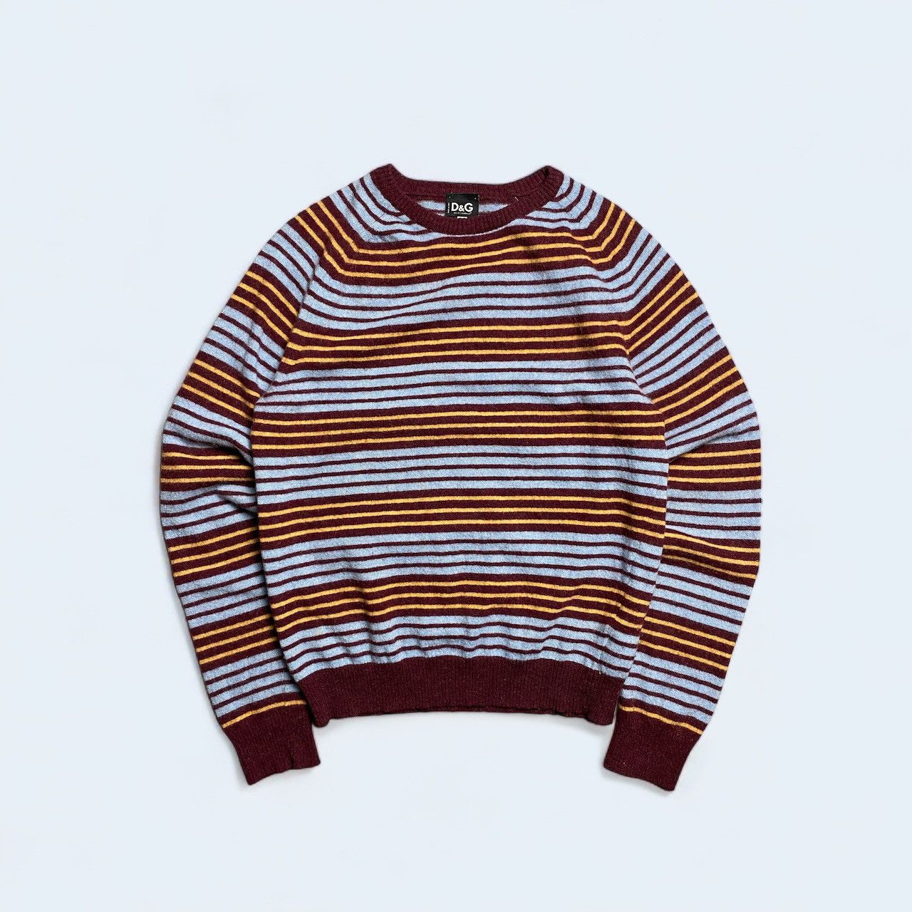 Dolce & Gabbana Dolce Gabbana Vintage stripped wool sweater size L Size L / US 10 / IT 46 - 1 Thumbnail