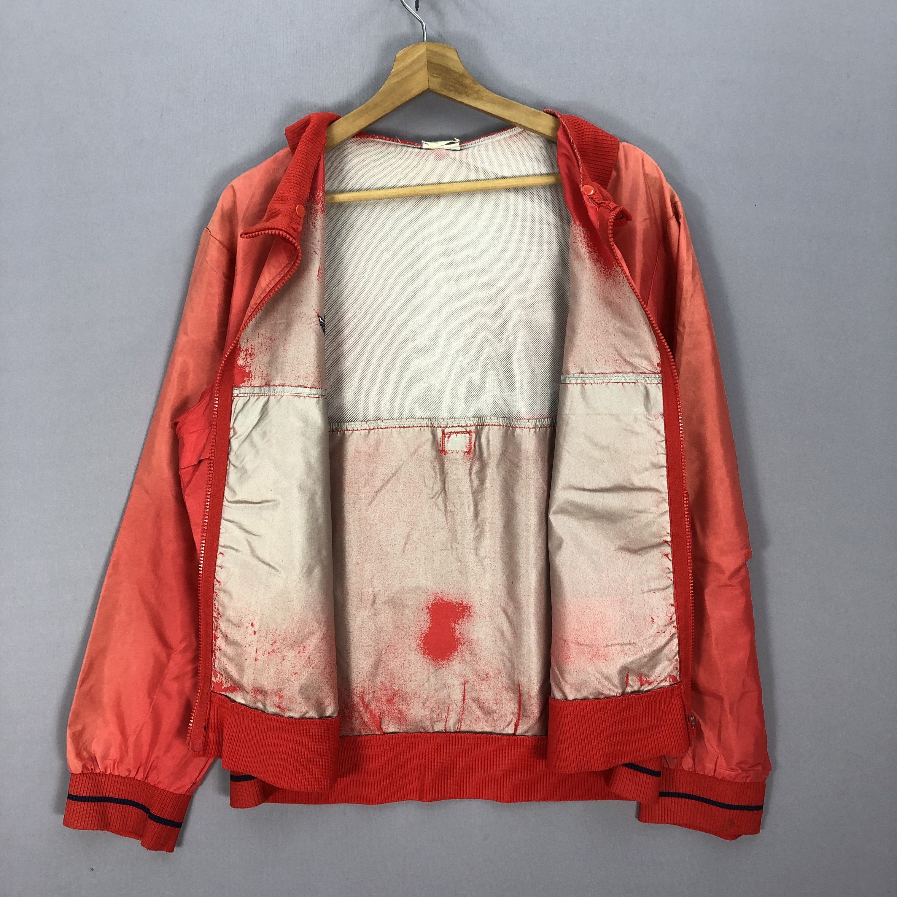 Adidas × Vintage Vintage 80s Adidas Windbreaker Zipper Training Jackets Size US L / EU 52-54 / 3 - 6 Thumbnail