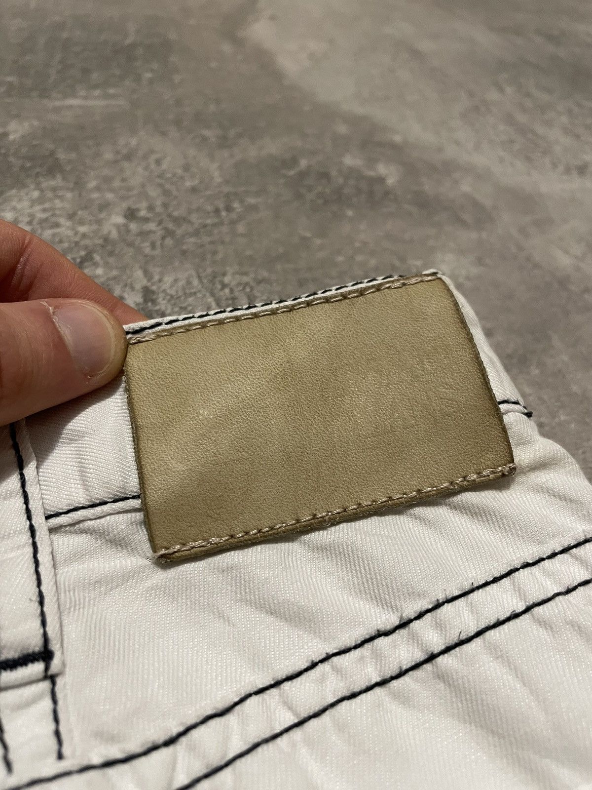 Armani Vintage Armani Metal Logo Linen Pants Size US 30 / EU 46 - 7 Thumbnail