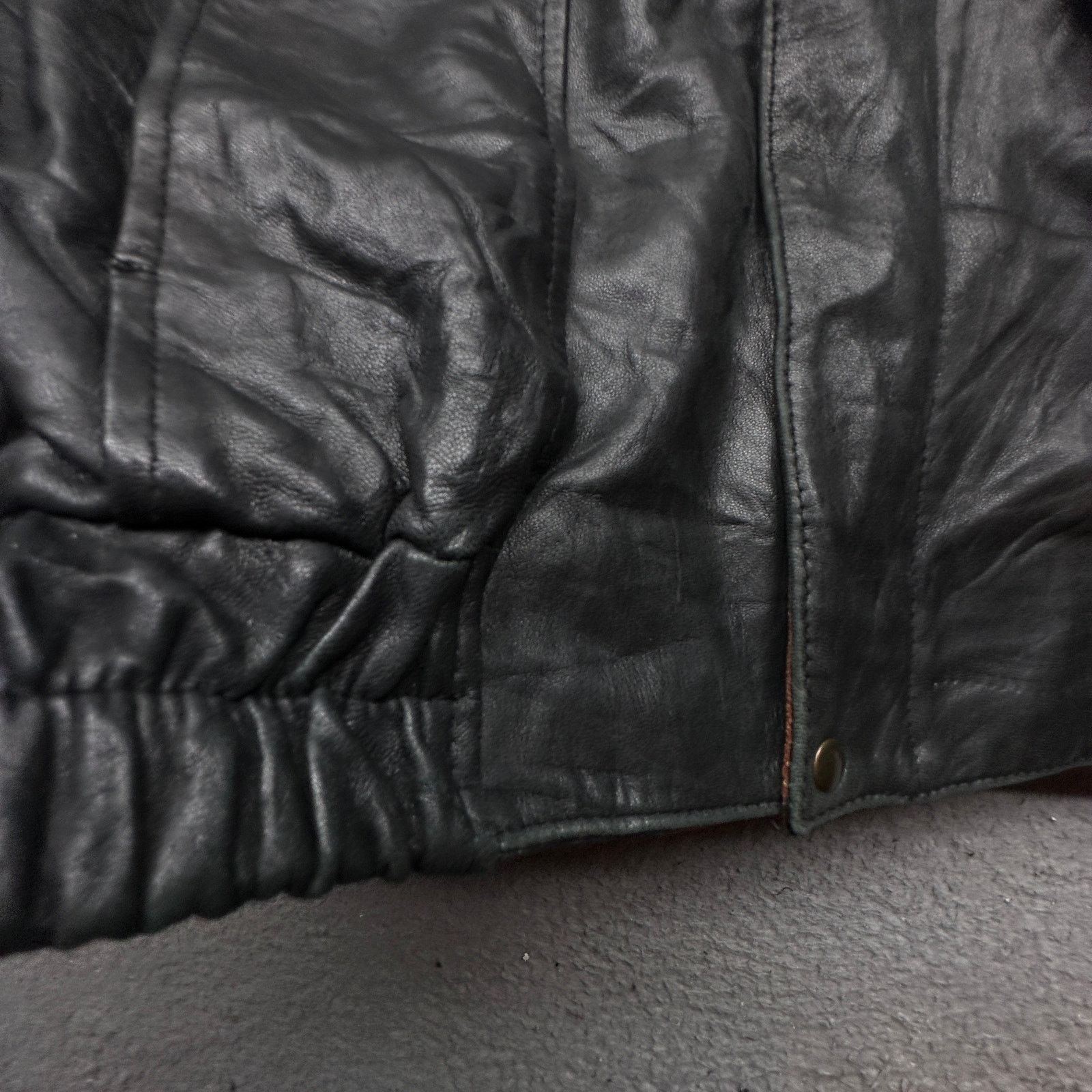 Vera Pelle Vintage Vera Pelle Leather Bomber Biker Jacket Mens 56 XL Size US XL / EU 56 / 4 - 11 Thumbnail