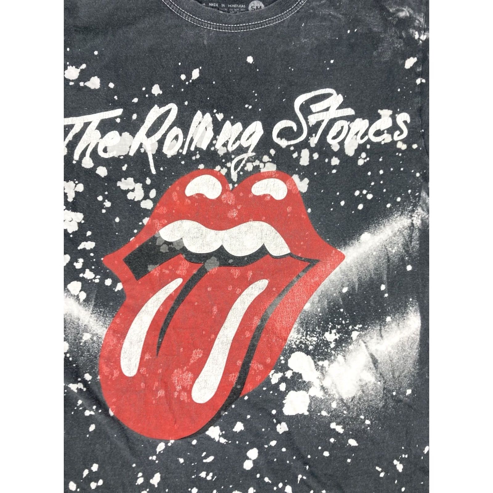 Vintage VINTAGE The Rolling Stones Graphic T-shirt Women Small Black Tie Dye Merch Music Size S / US 4 / IT 40 - 2 Thumbnail