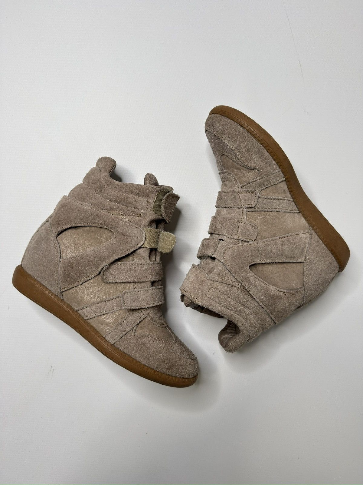 Vintage Vintage archive Suede wedges bekett vibe avant garde archive Size US 5 / IT 35 - 2 Thumbnail