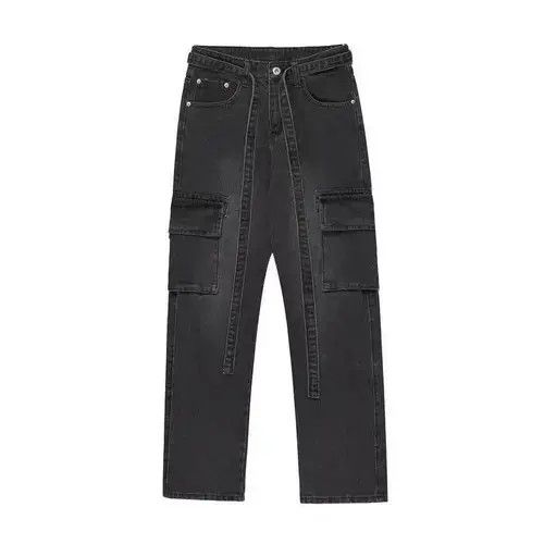 Japanese Brand Vintage multi-pocket cargo jeans Size US 32 / EU 48 - 4 Thumbnail