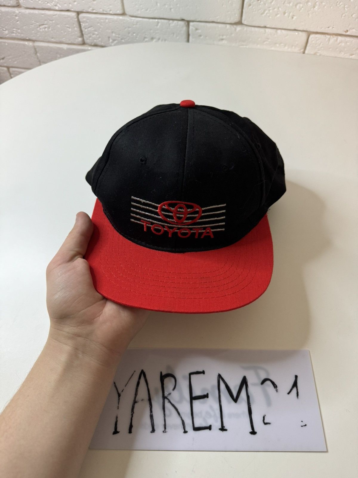 Vintage Toyota cap hat Size ONE SIZE - 2 Thumbnail