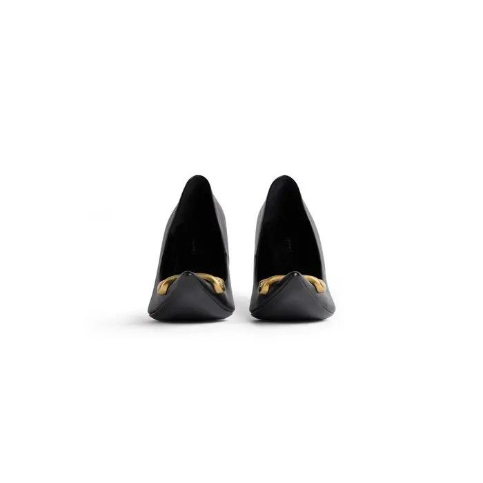 Balenciaga o1bcso1str0126 Flex BB 90mm Pumps in Black Size US 10 / IT 40 - 3 Thumbnail