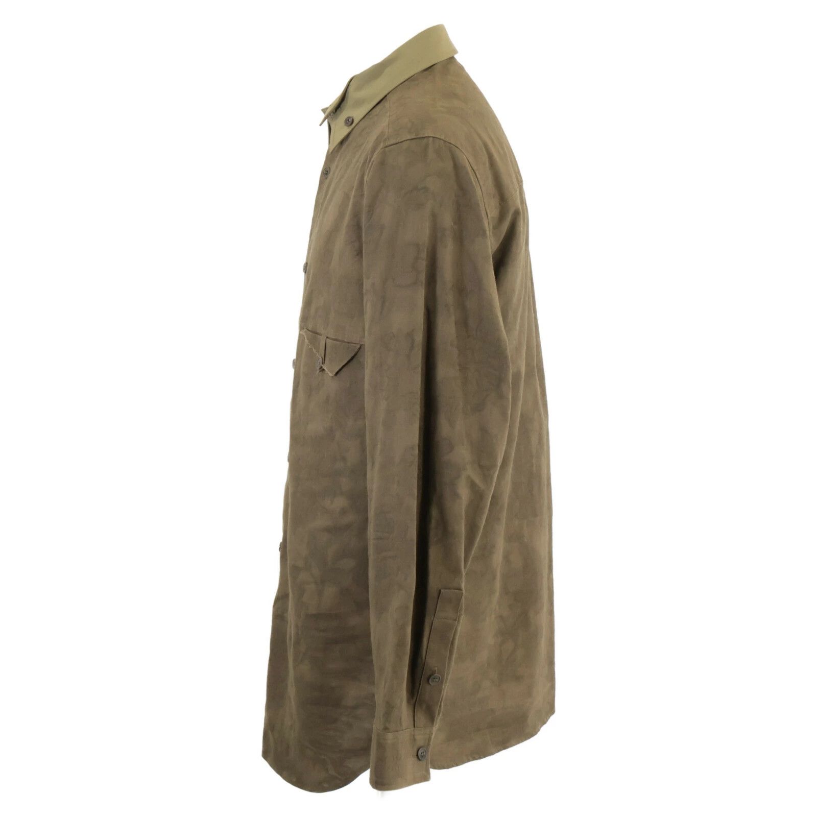 Yohji Yamamoto Yohji Yamamoto POUR HOMME HO-B71-525 24AW COLLAR BLOUSE Size US L / EU 52-54 / 3 - 3 Thumbnail