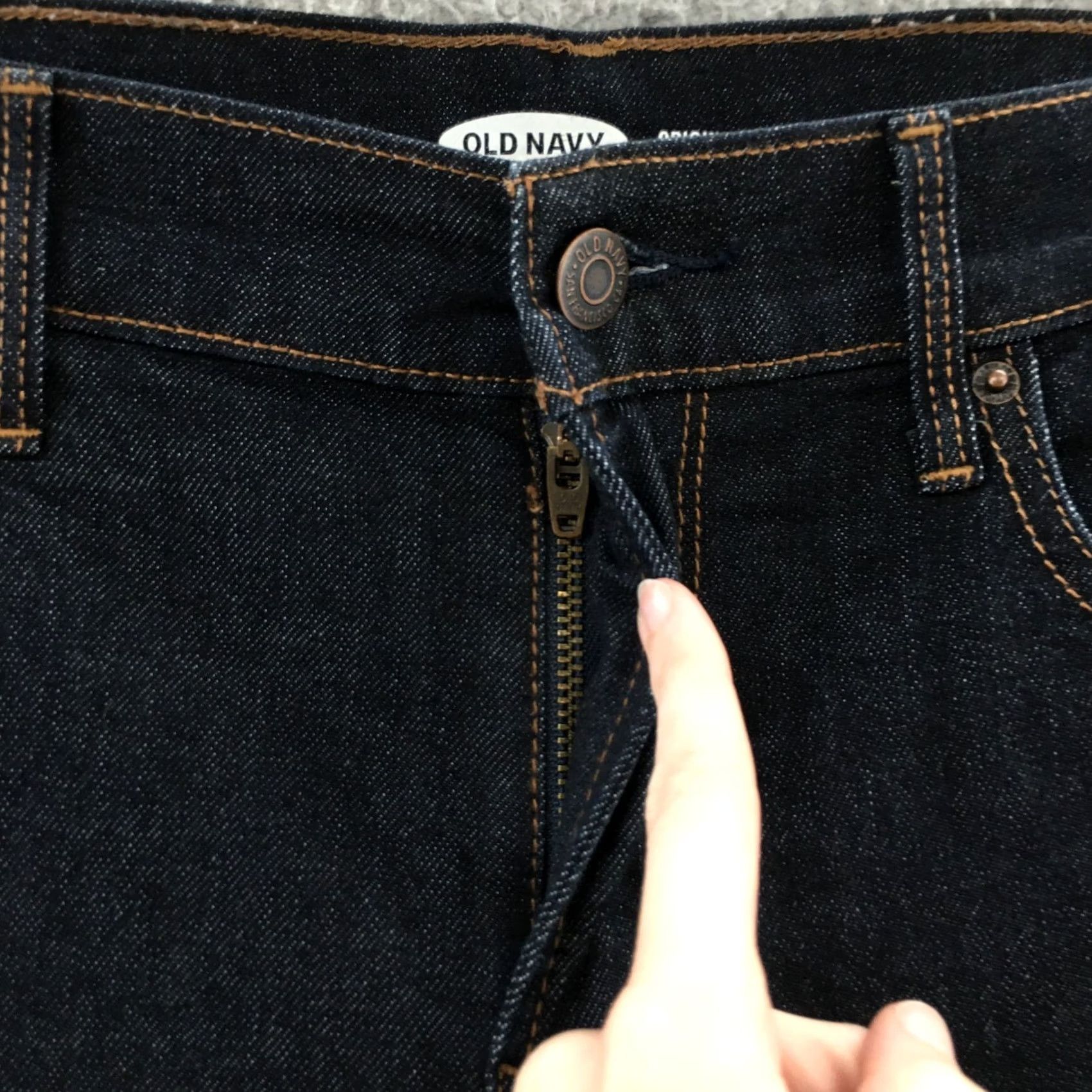 Old Navy Old Navy Original Skinny Jeans Womens 8 Blue Dark Wash Denim Zip Jeans 5-Pocket Regular Rise 32x31 Denim Slim Fit Womens Size 30" / US 8 / IT 44 - 3 Thumbnail
