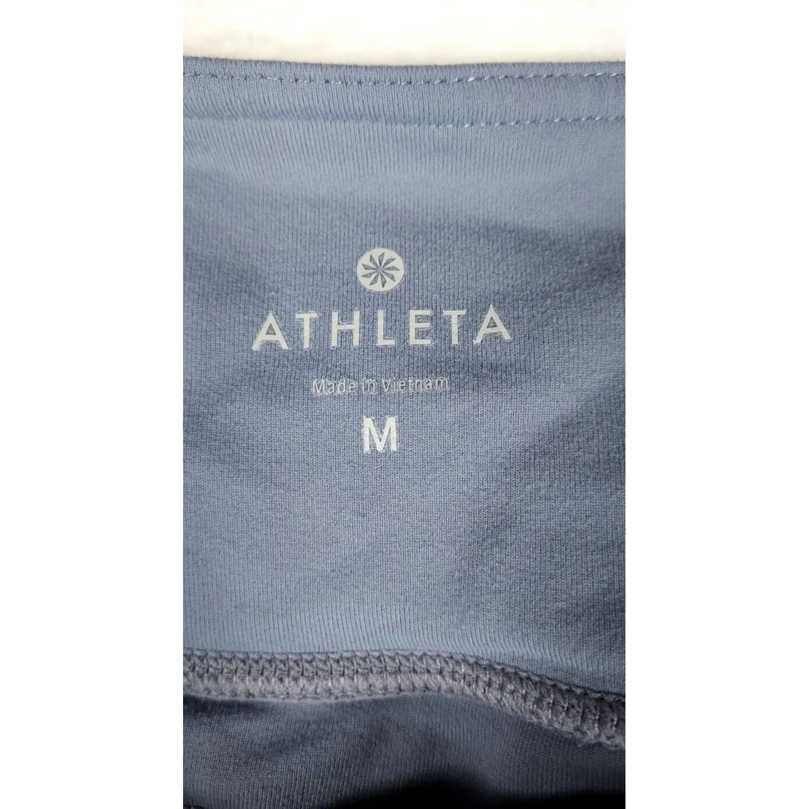 Athleta Athleta Leggings Women M Blue Gray High Rise Stretch Skinny Ankle Yoga Athleisure Spring Summer Fall Athletic Training Women Size 32" / US 10 / IT 46 - 4 Thumbnail