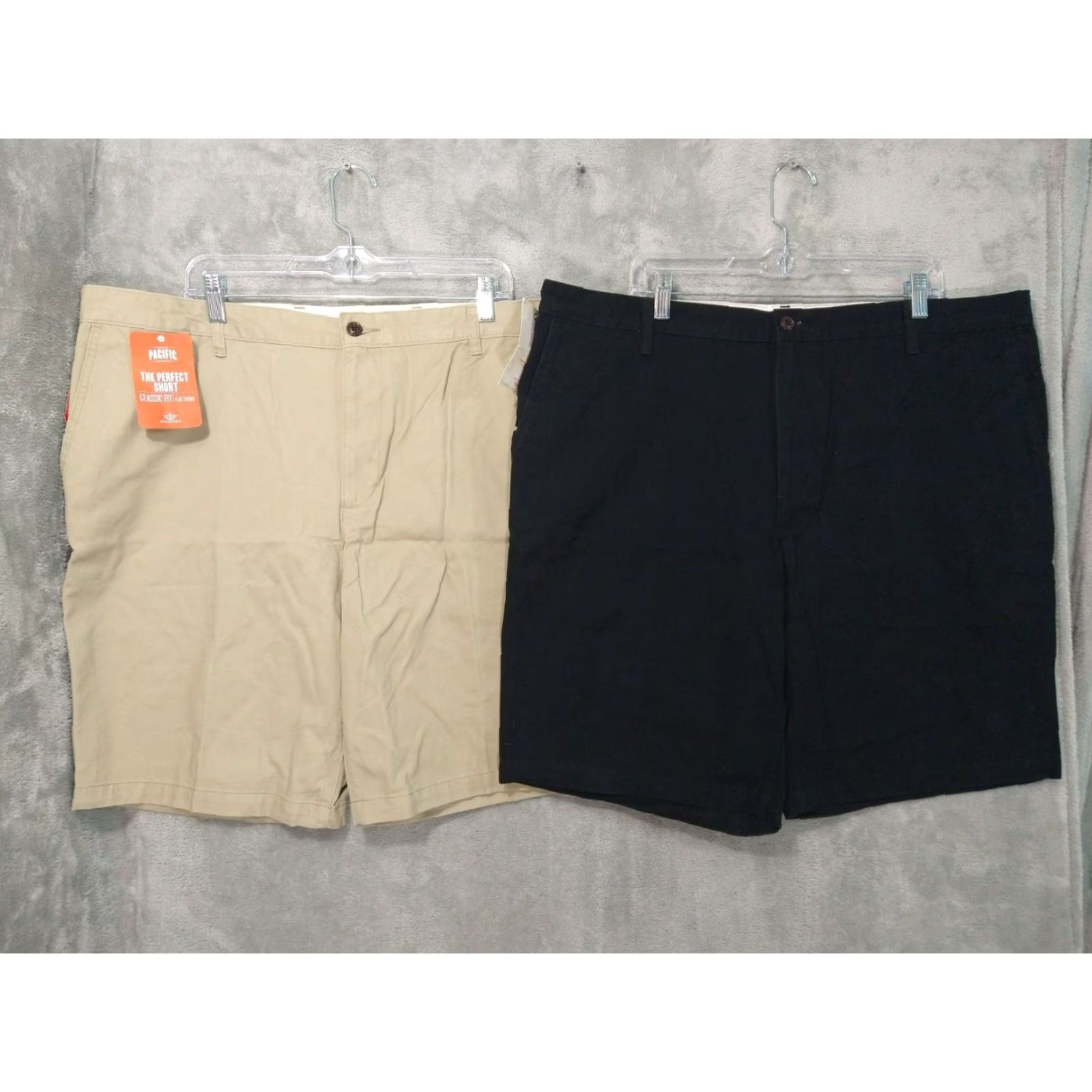 Dockers DOCKERS Shorts Mens 42 Classic Fit Flat Front High Rise Lot of 2 Shorts Mens 42 Multi Cotton Chino Pockets Casual 90s? Size US 42 / EU 58 - 2 Thumbnail