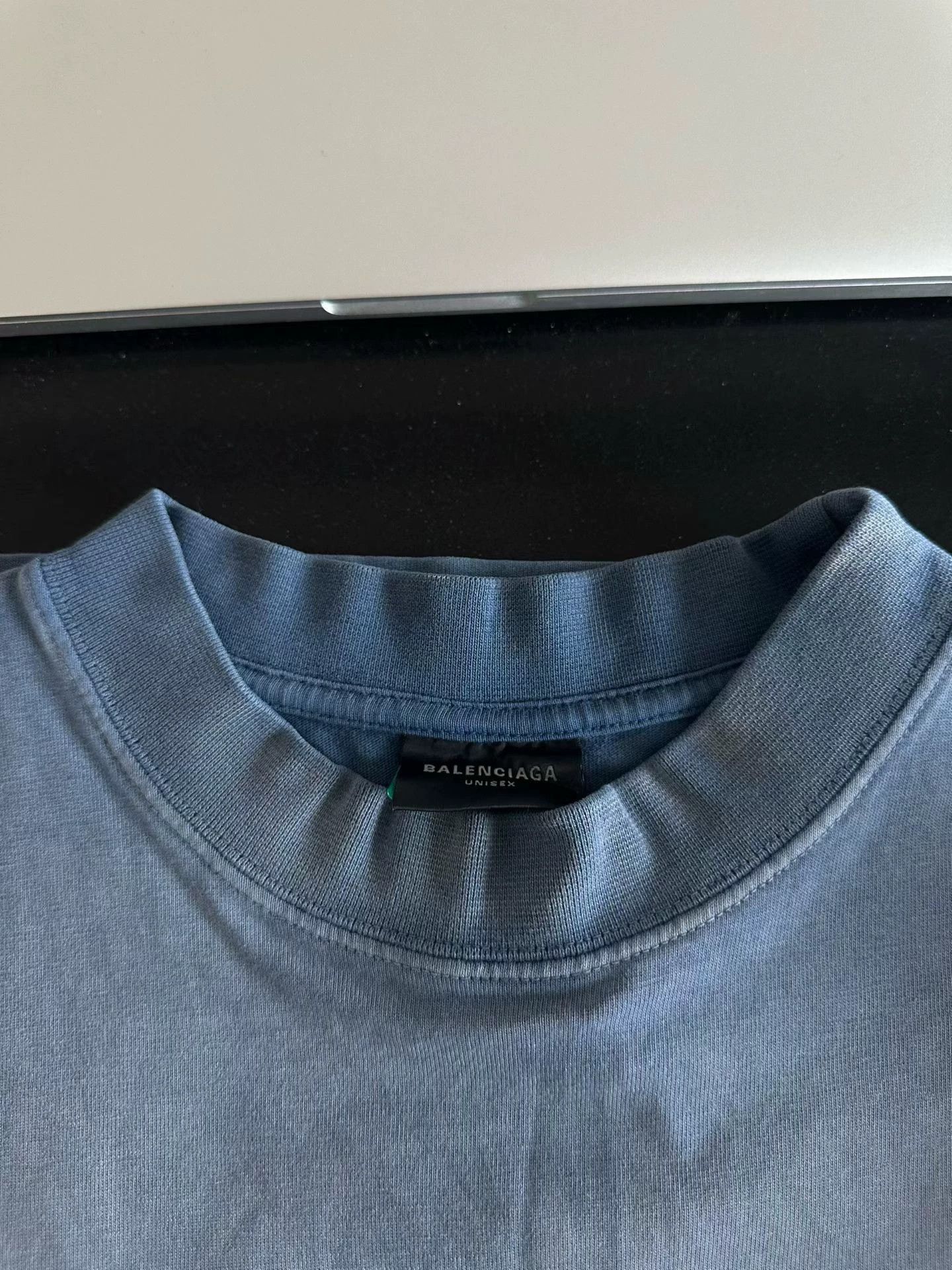 Balenciaga Balenciaga Acid Wash Blue Back Logo SS Size S Size US S / EU 44-46 / 1 - 3 Thumbnail
