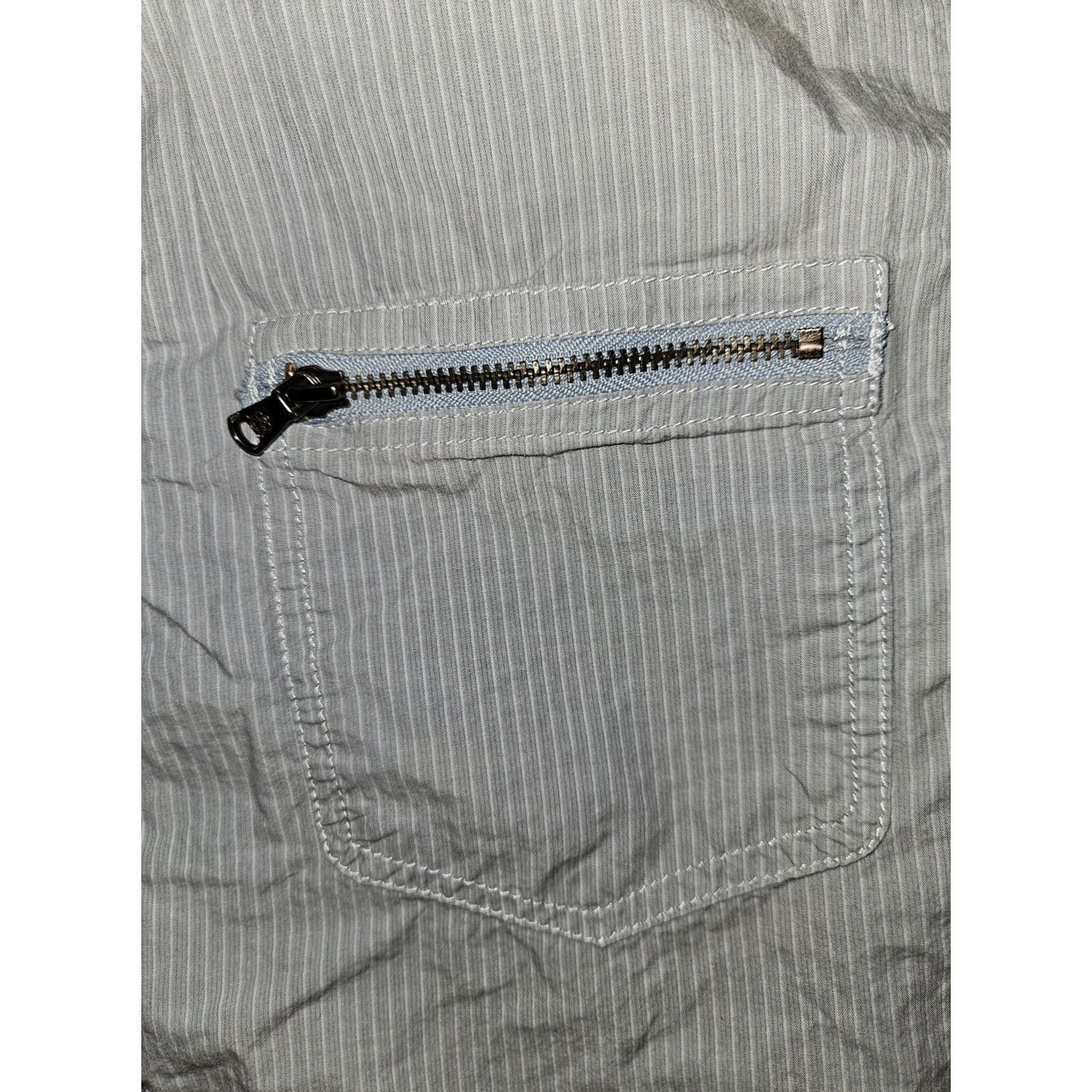 Vintage VINTAGE? Rock & Republic Shirt Mens XL Long Sleeve Zip Pocket Button Up Casual Size US XL / EU 56 / 4 - 4 Thumbnail