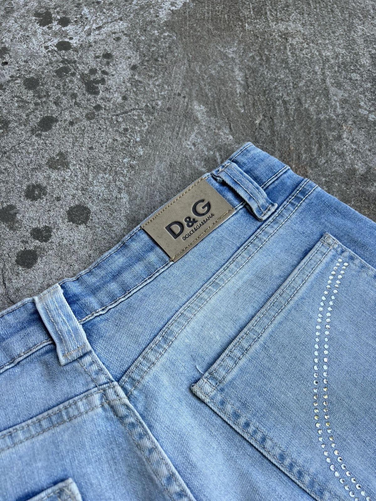 Dolce & Gabbana Crazy Vintage Dolce & Gabbana Jeans Logo Y2k Big logo Swag Size 30" / US 8 / IT 44 - 6 Thumbnail