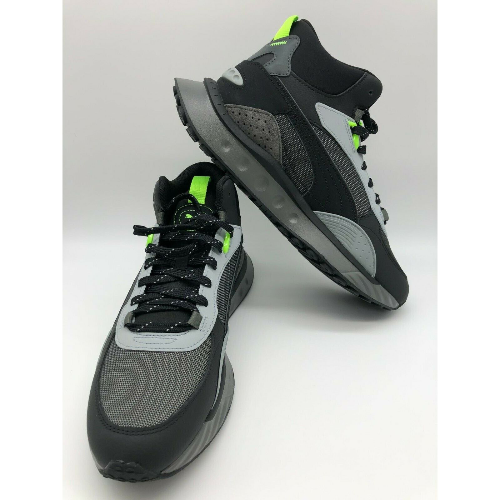 Puma Puma Wild Rider Mid WS Black/Grey 381598-01 Men’s Size 9.5 Size US 9.5 / EU 42-43 - 6 Thumbnail