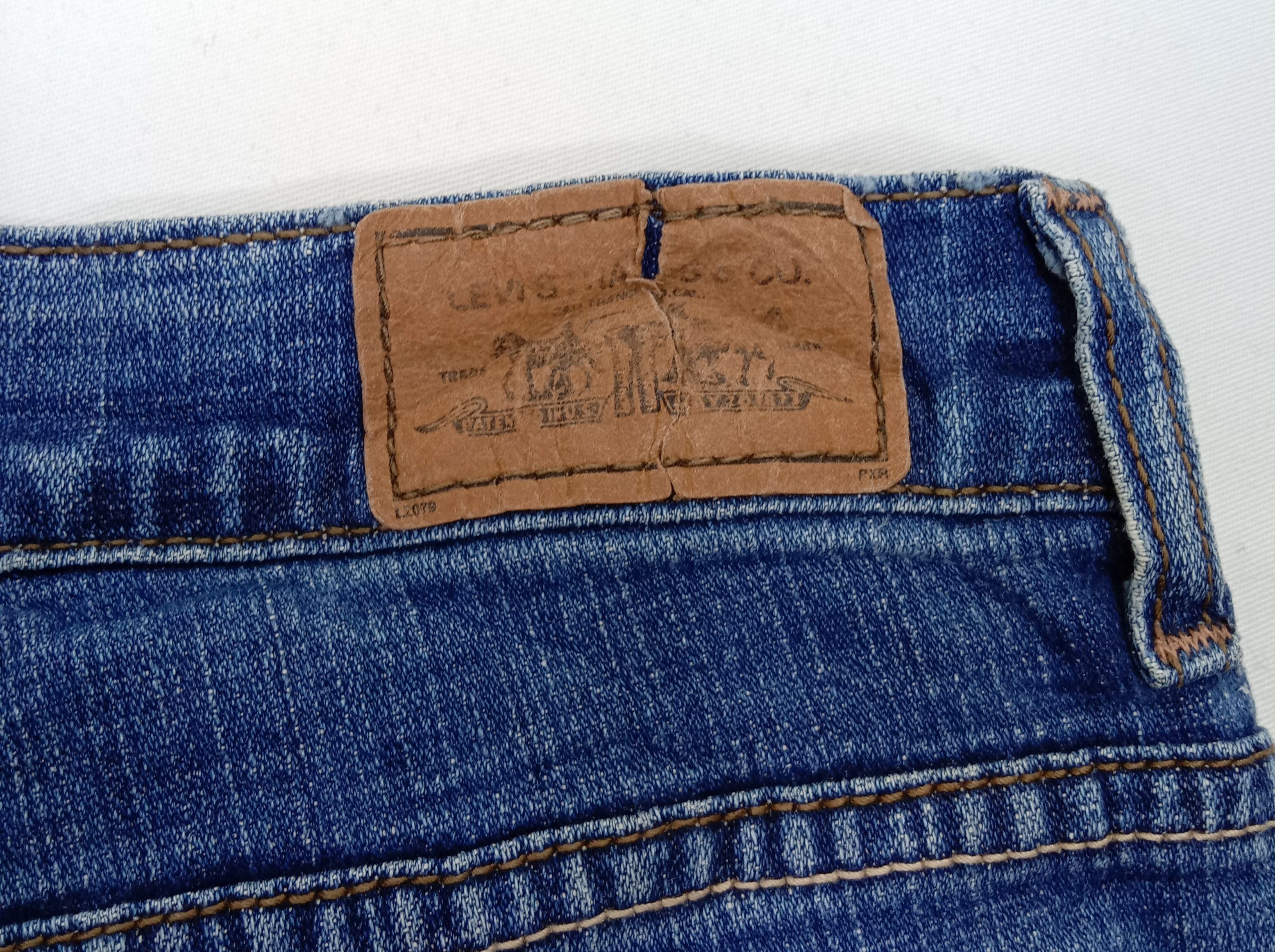 Levi's Vintage Levi's 515 Jeans Capri Blue Wash Denim Size 31" - 11 Thumbnail