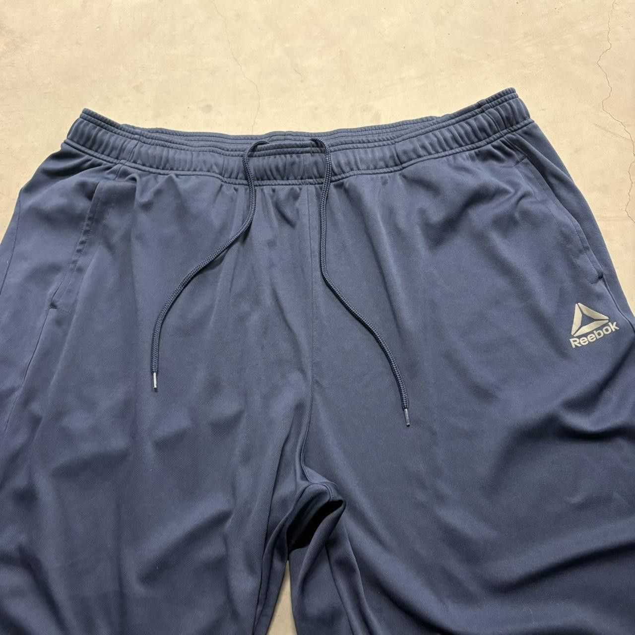 Reebok Crazy Vintage Y2K/2000s Super Baggy Wideleg Navy Blue Reebok SweatPants! Size US 40 / EU 56 - 3 Thumbnail