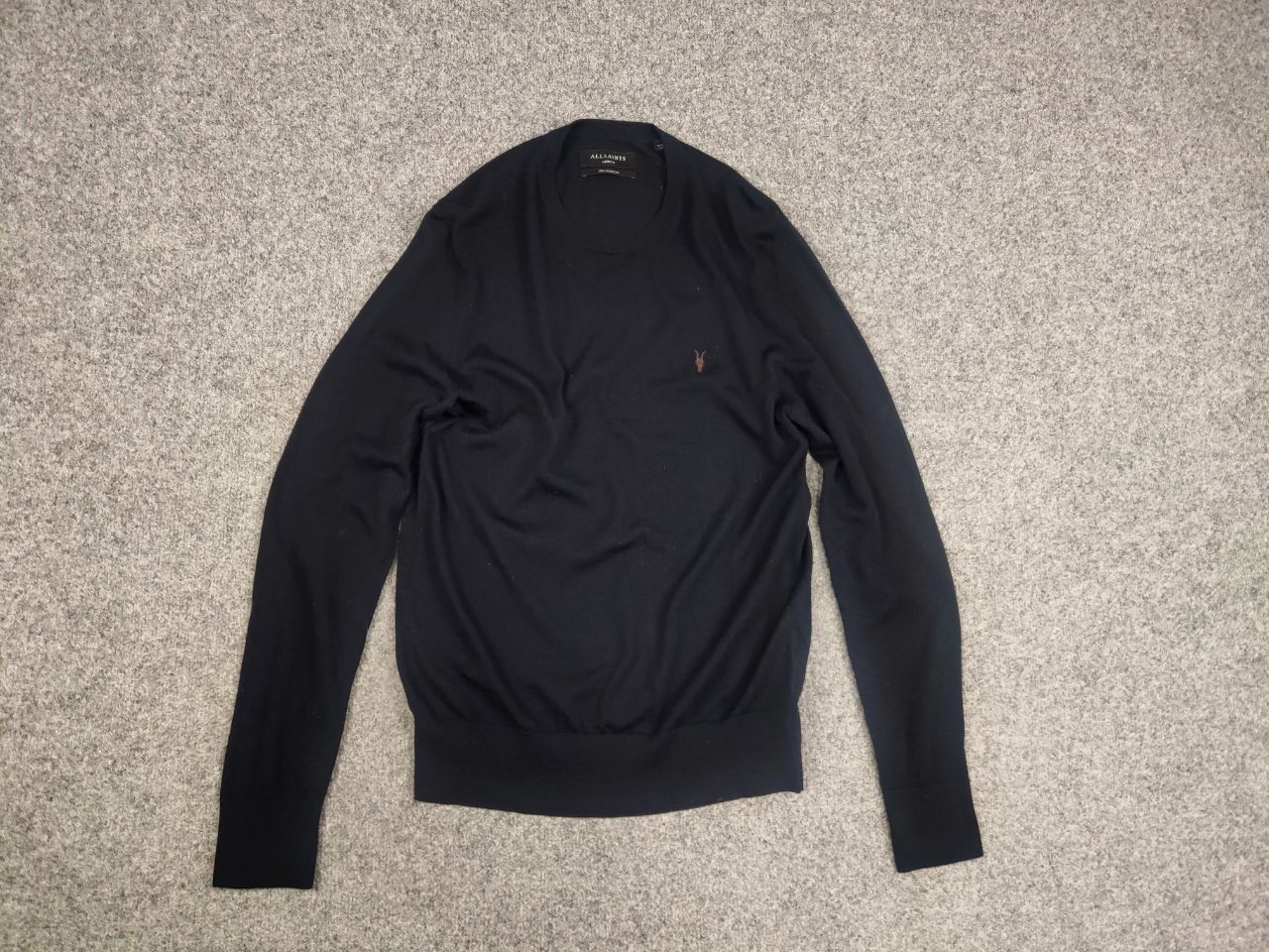 Allsaints Allsaints mode merino crew Light Navy Blue Sweater Size US M / EU 48-50 / 2 - 10 Thumbnail