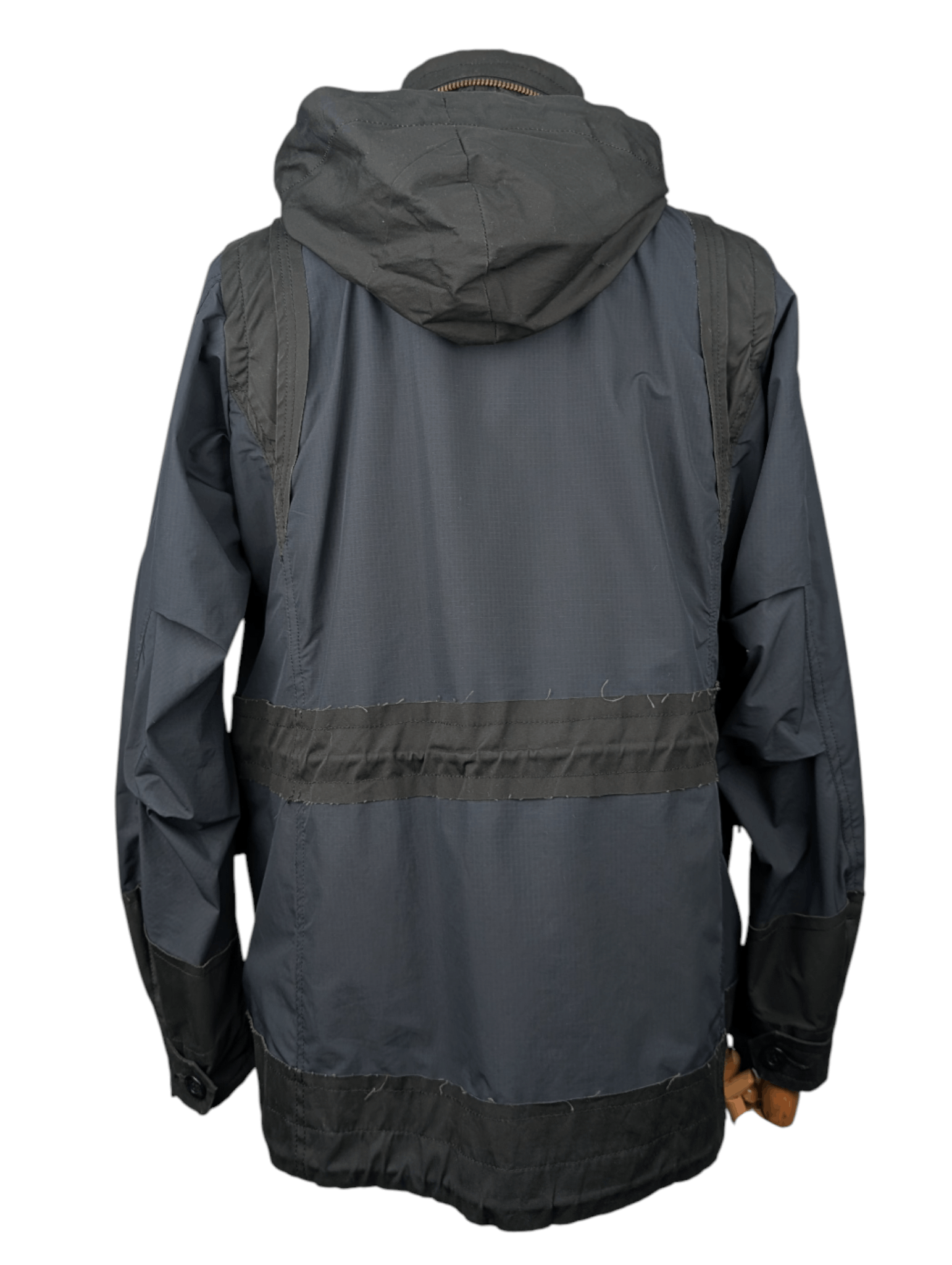 Sacai Sacai Black Deconstructed Military Hooded Jacket Size S / US 4 / IT 40 - 2 Thumbnail